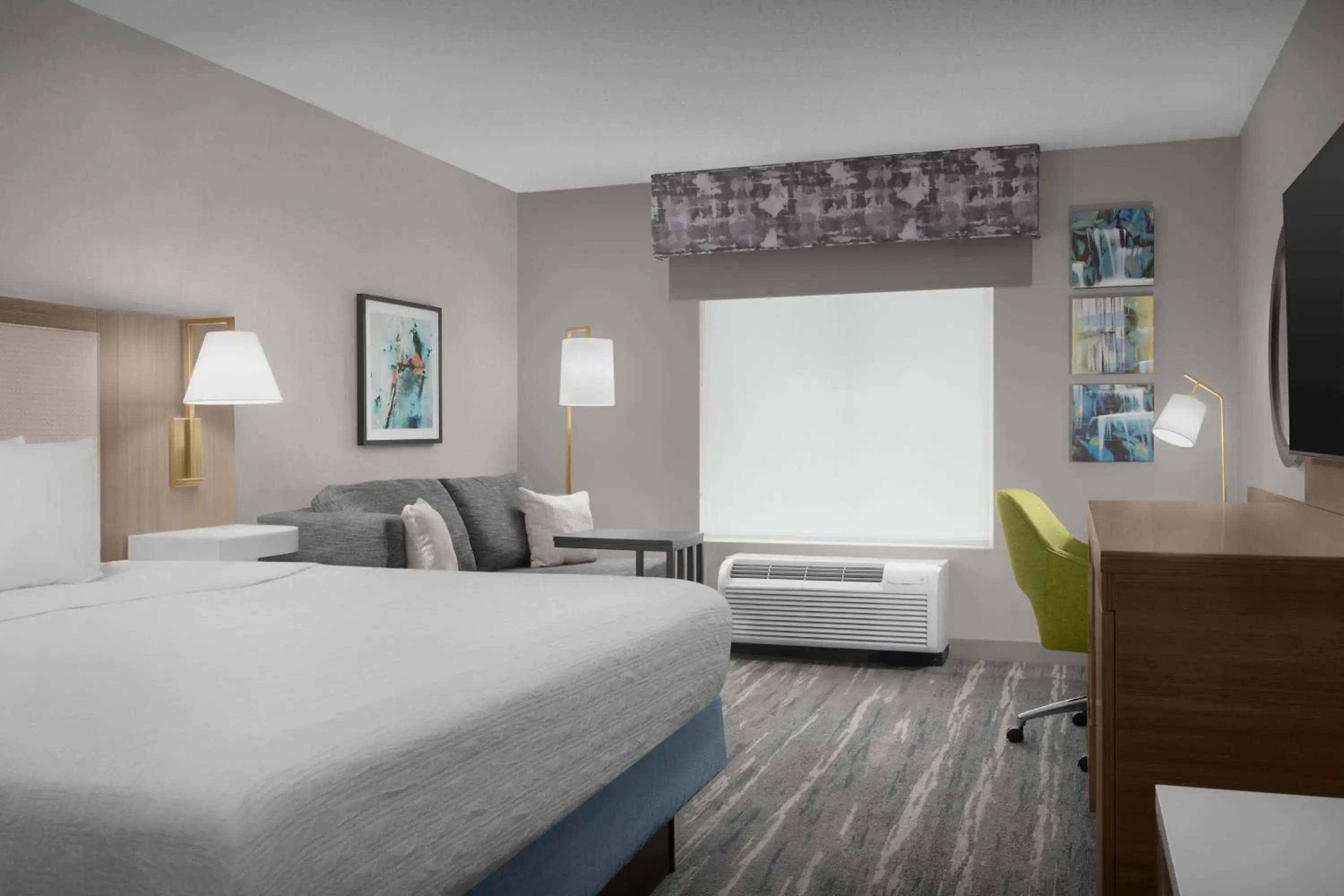 Bed in Hampton Inn Ithaca Bed in Hampton Inn Ithaca