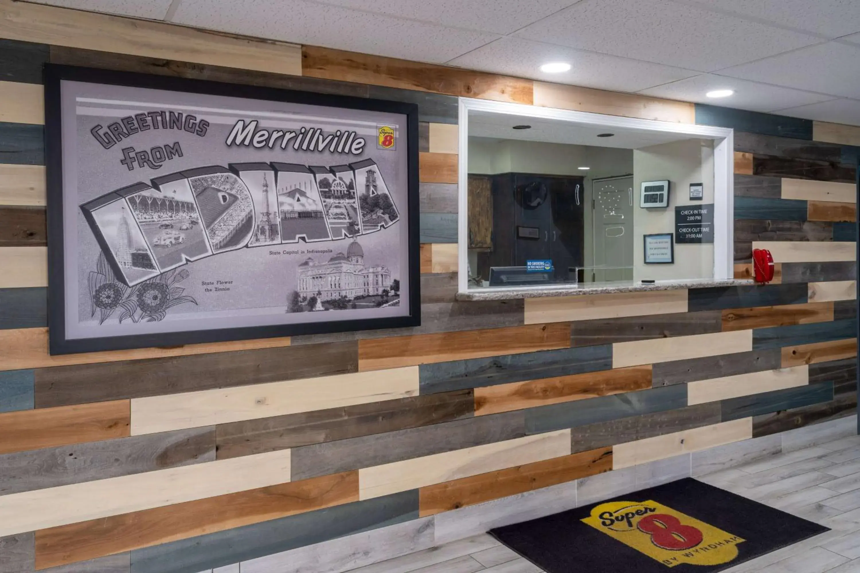 Lobby or reception in Super 8 by Wyndham Merrillville Lobby or reception in Super 8 by Wyndham Merrillville