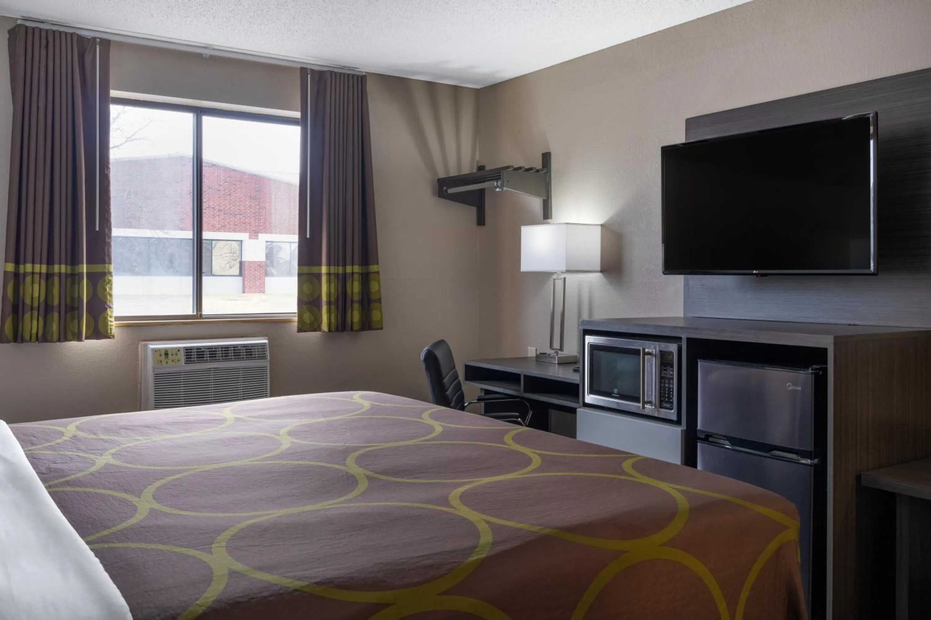 Bed in Super 8 by Wyndham Merrillville