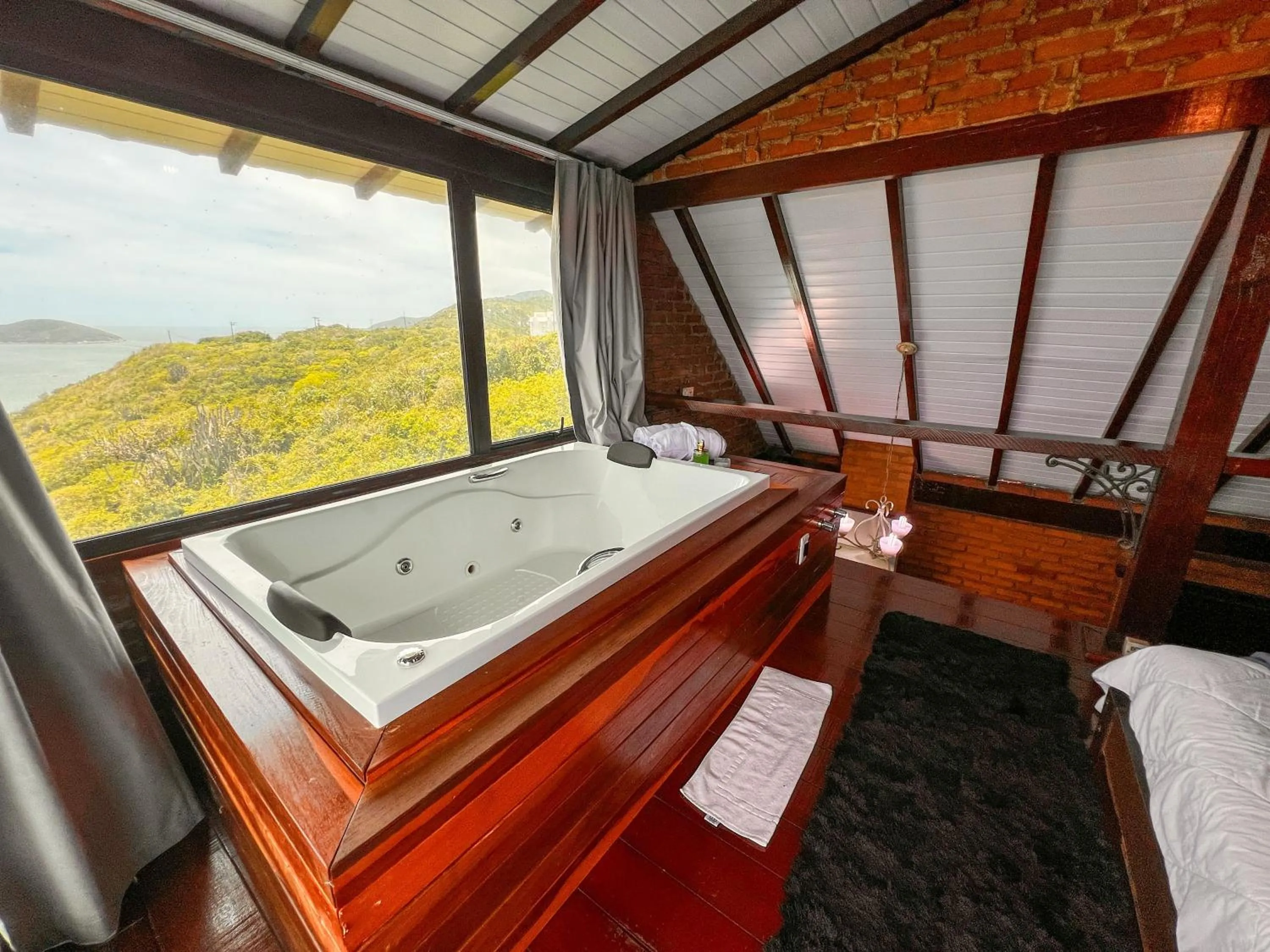 Bed in Pousada e Restaurante Vista Turquesa