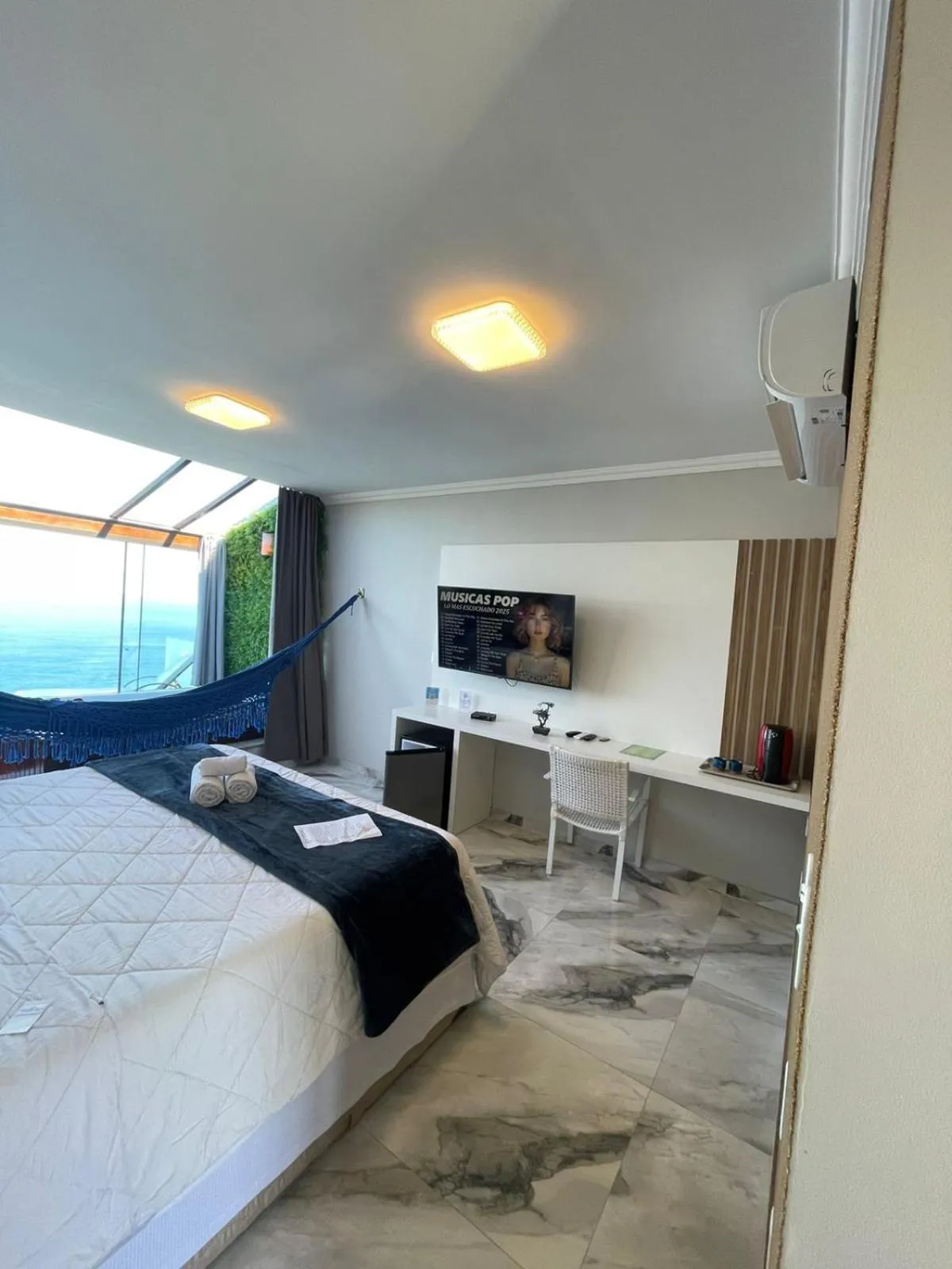 Bed in Pousada e Restaurante Vista Turquesa