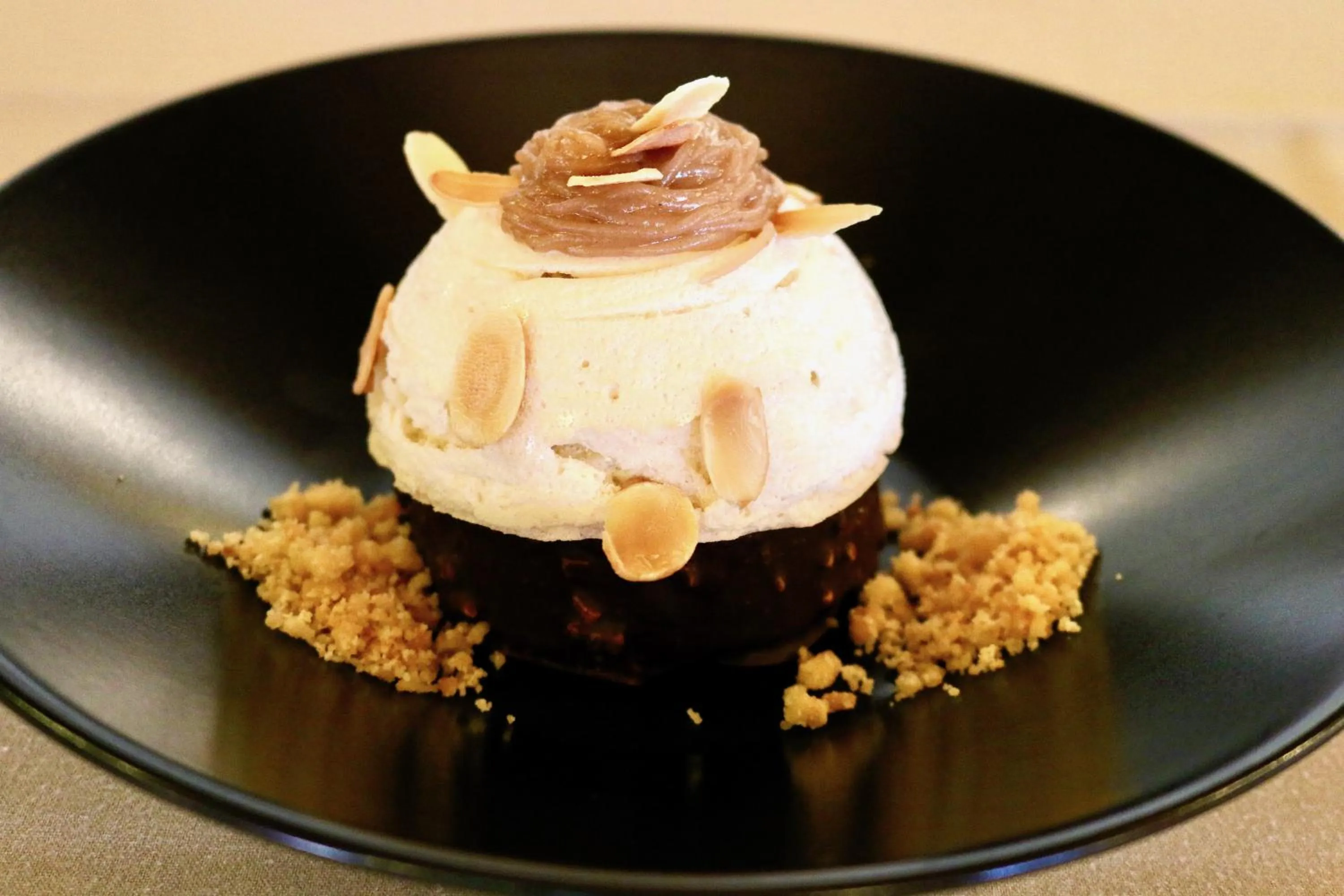 Food close-up in Hôtel et Restaurant Logis Le Mas de Mon Père