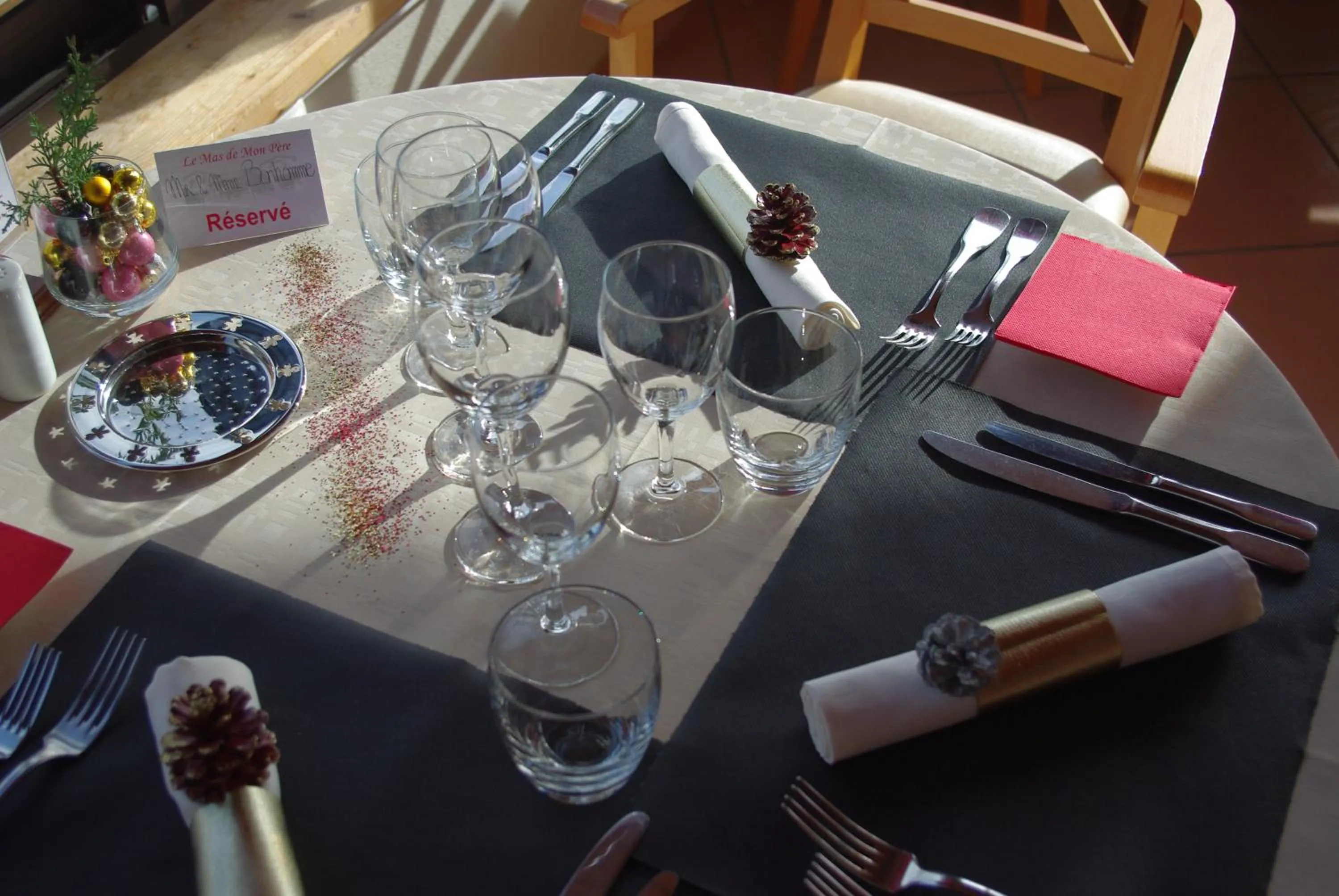 View (from property/room) in Hôtel et Restaurant Logis Le Mas de Mon Père