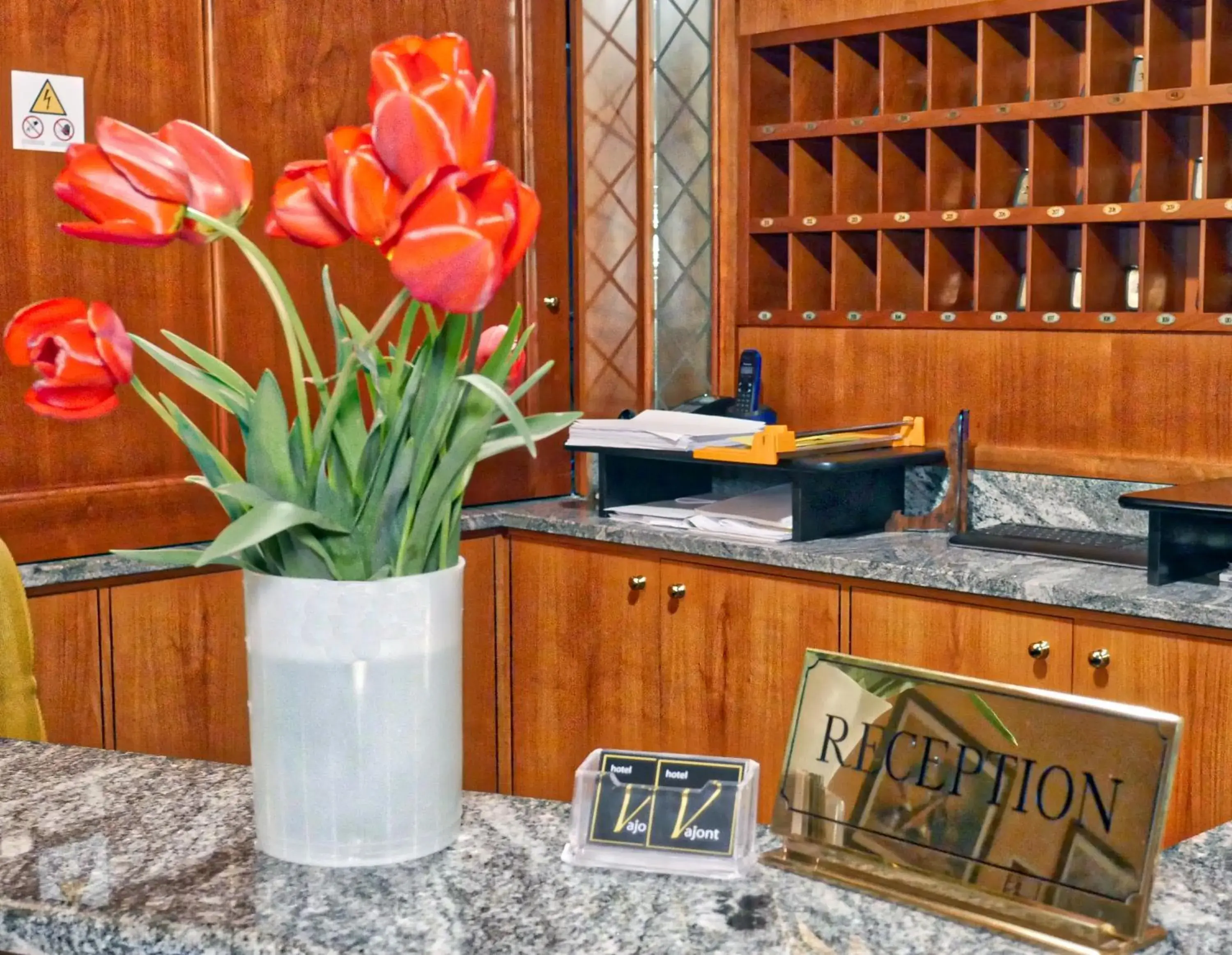 Lobby or reception in hotel Vajont Lobby or reception in hotel Vajont