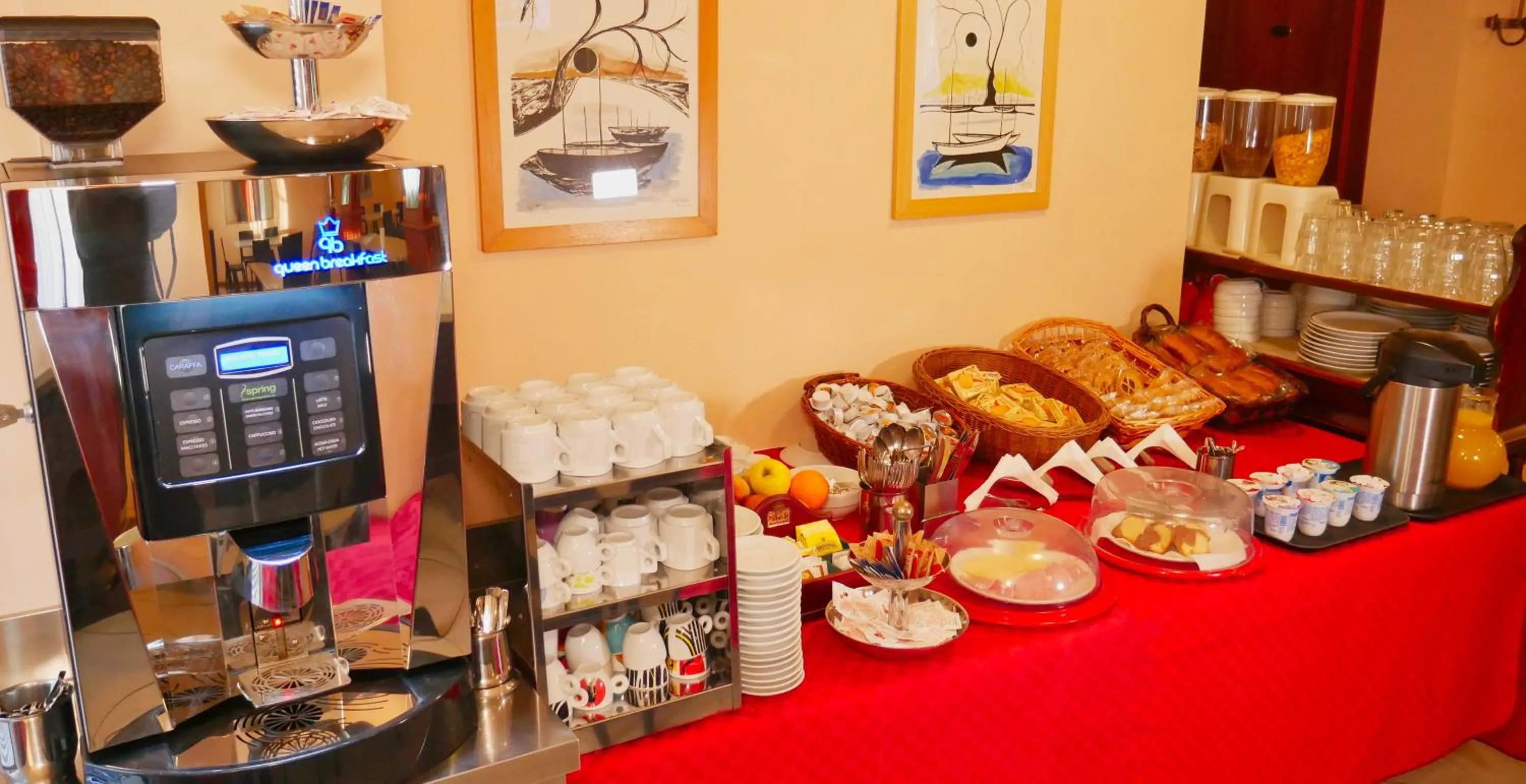 Buffet breakfast in hotel Vajont