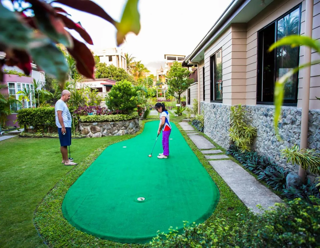 Minigolf in Villa de Babat