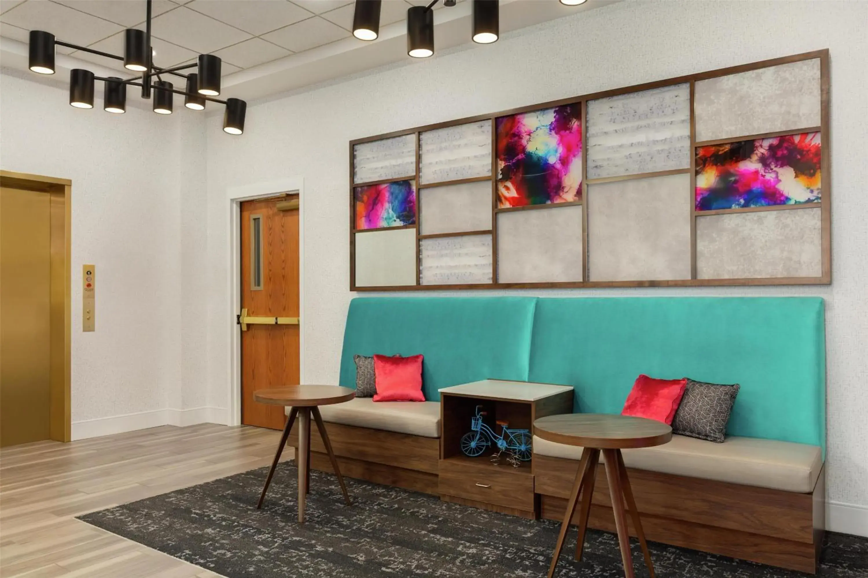 Lobby or reception in Hampton Inn at Tin Lizzie Gaming Resort Lobby or reception in Hampton Inn at Tin Lizzie Gaming Resort