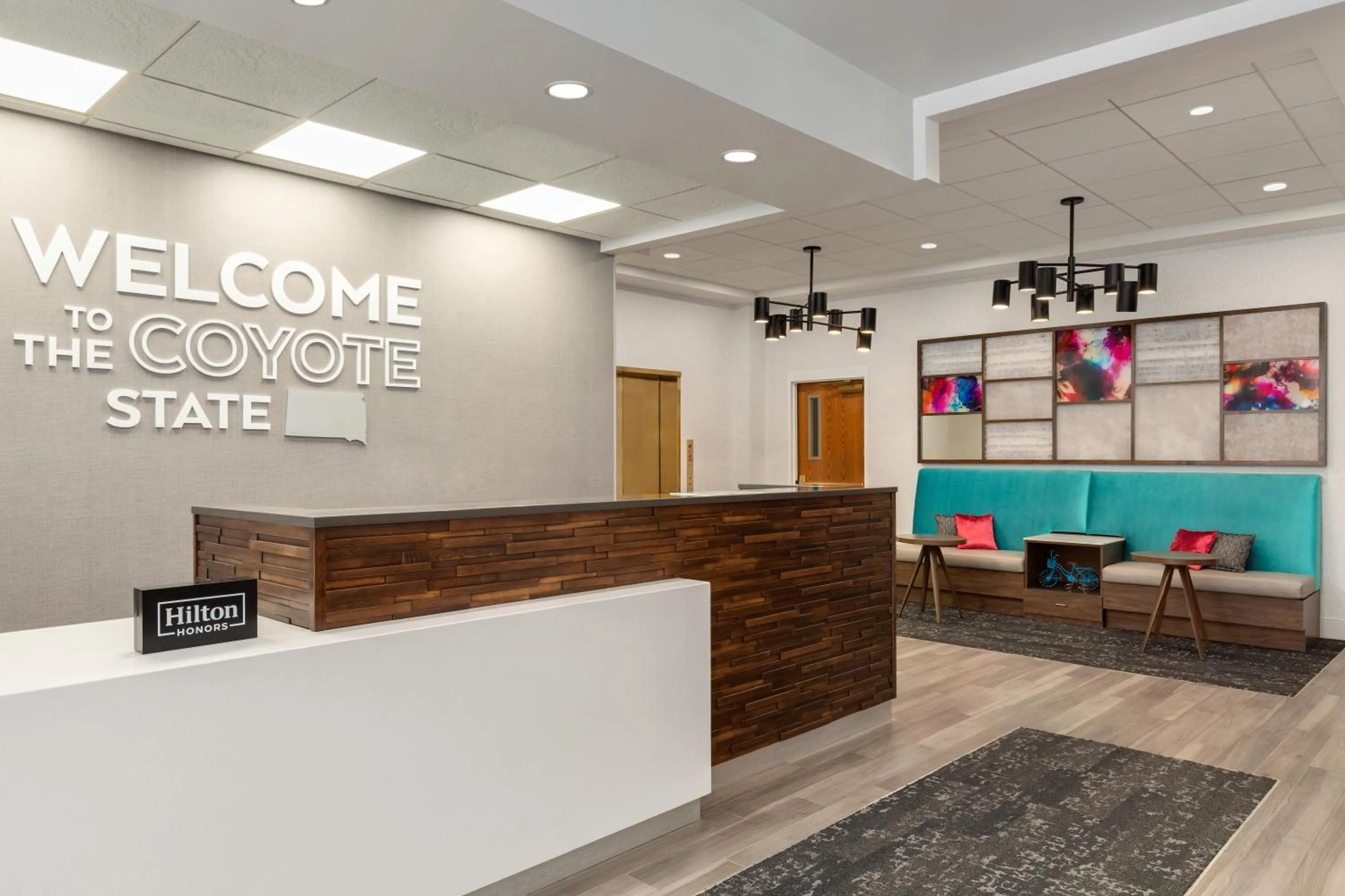 Lobby or reception in Hampton Inn at Tin Lizzie Gaming Resort