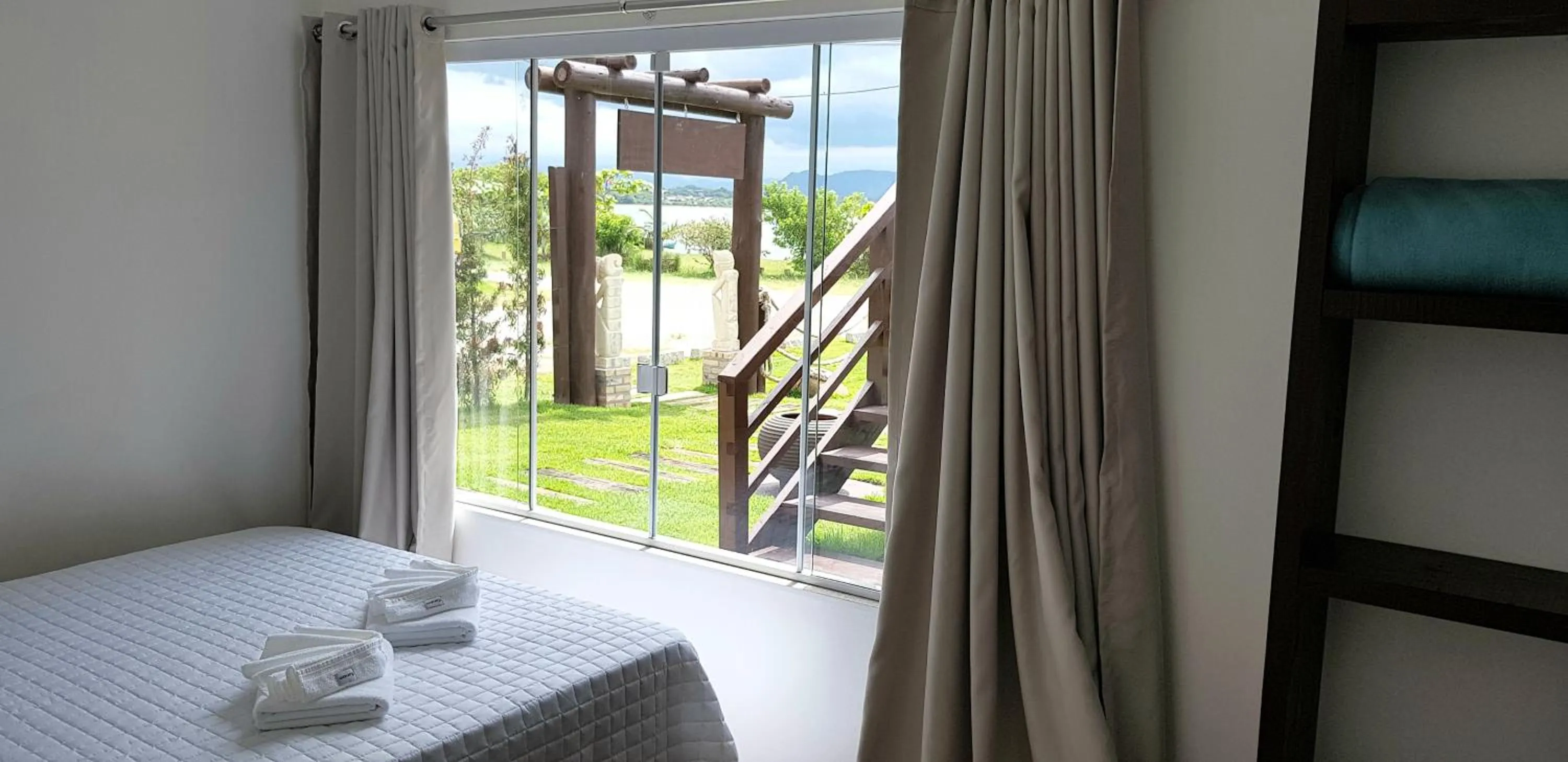 Bed in POUSADA PARAÍSO DA LAGOA