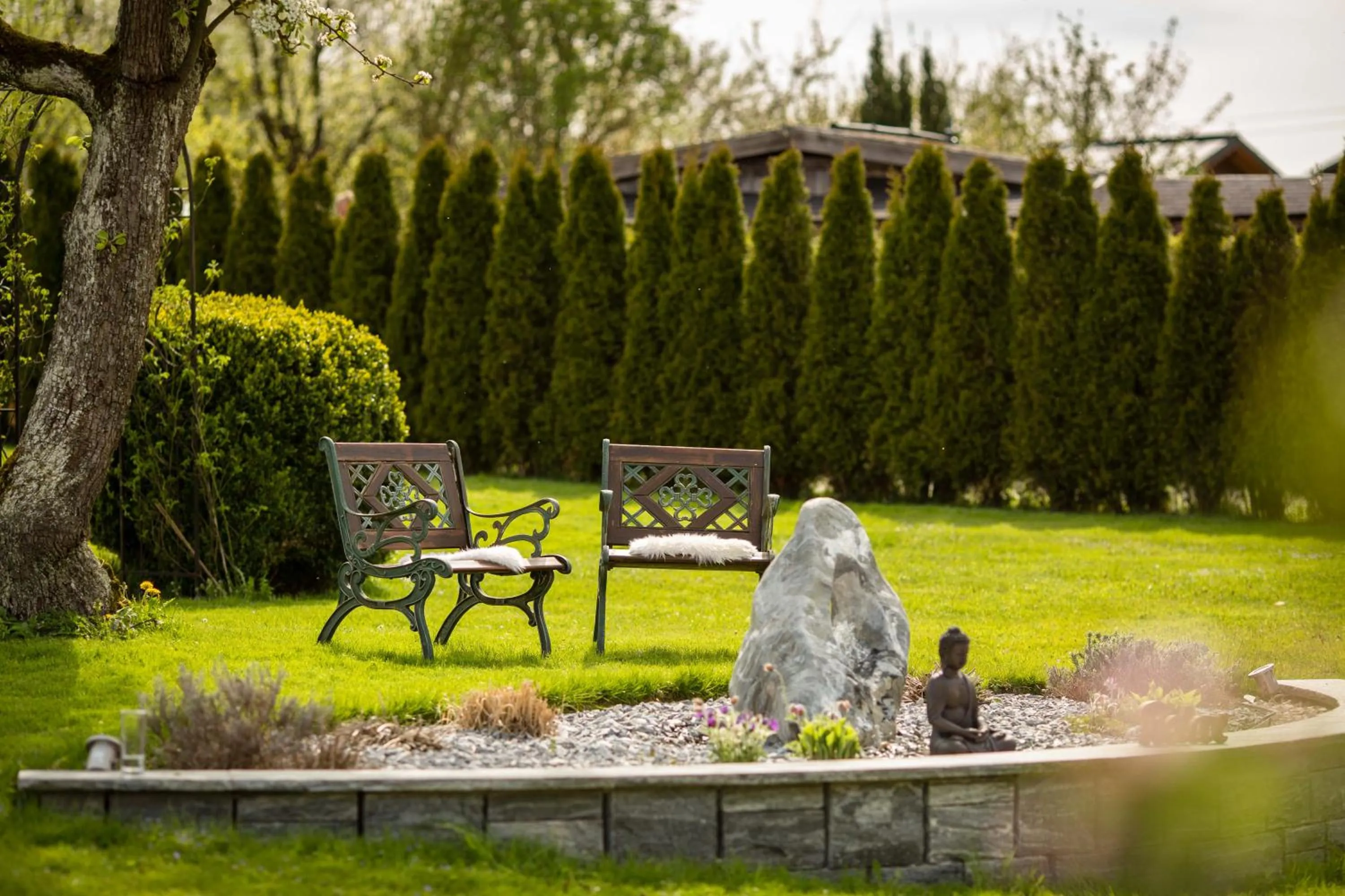 Garden in Pension Knoll
