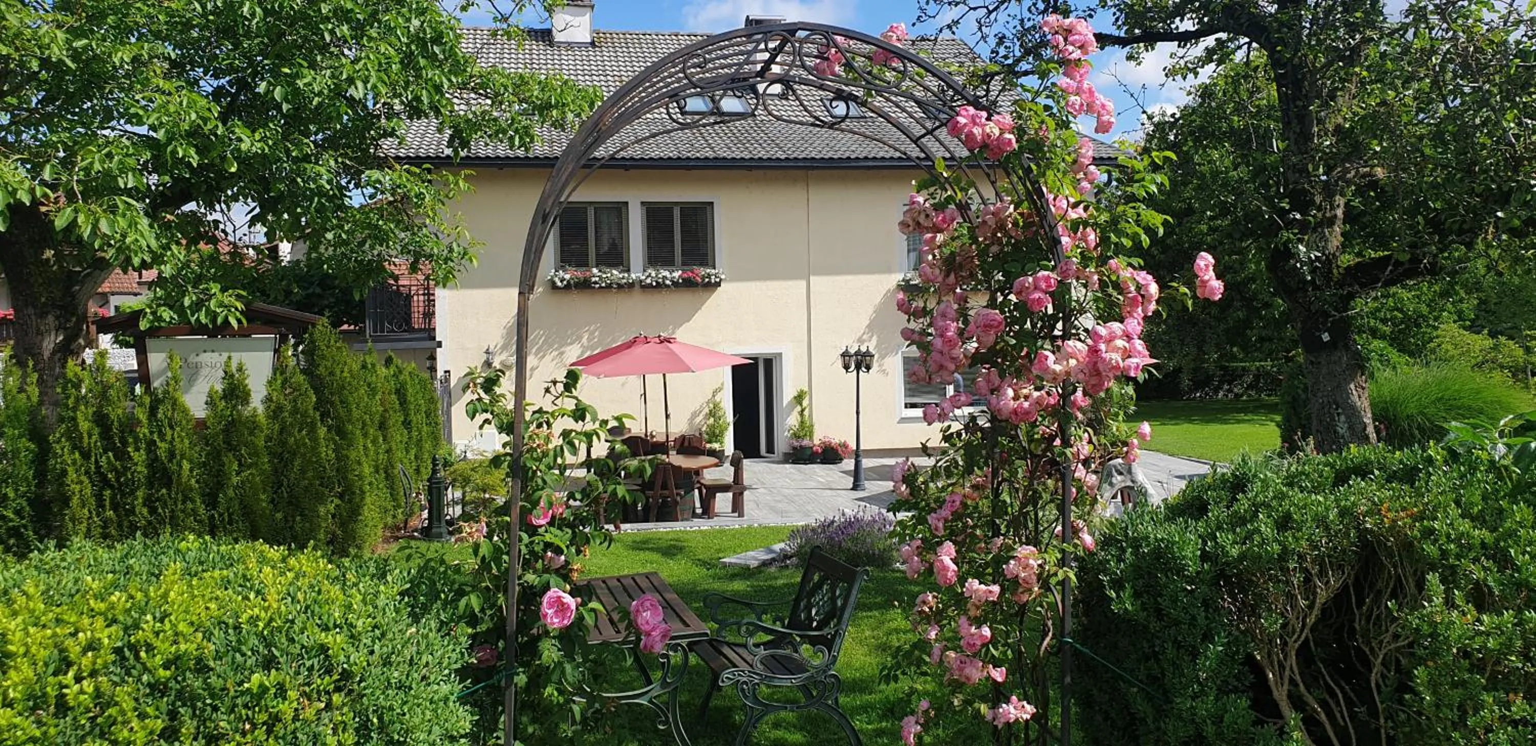 Garden in Pension Knoll