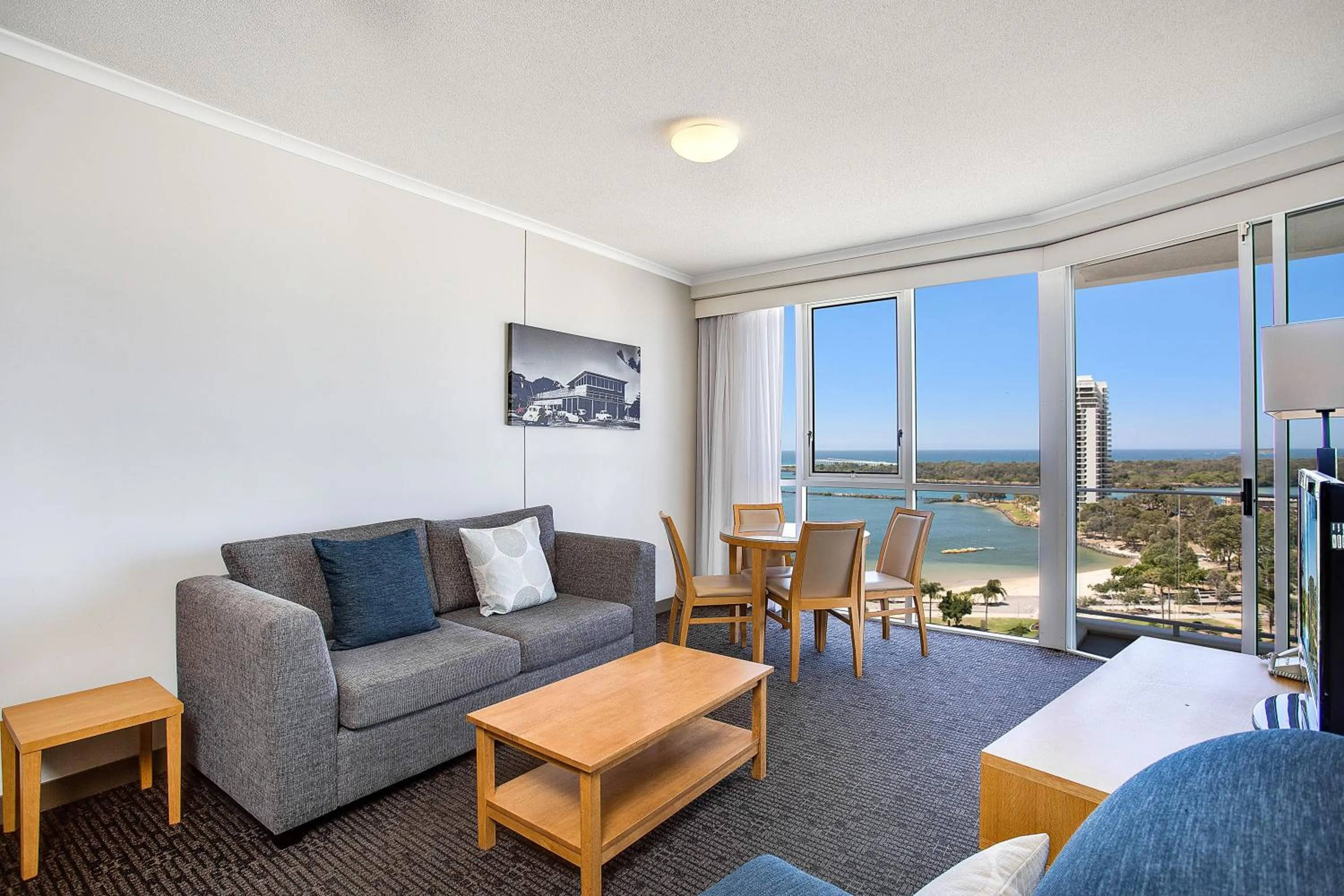 Living room in Mantra Twin Towns