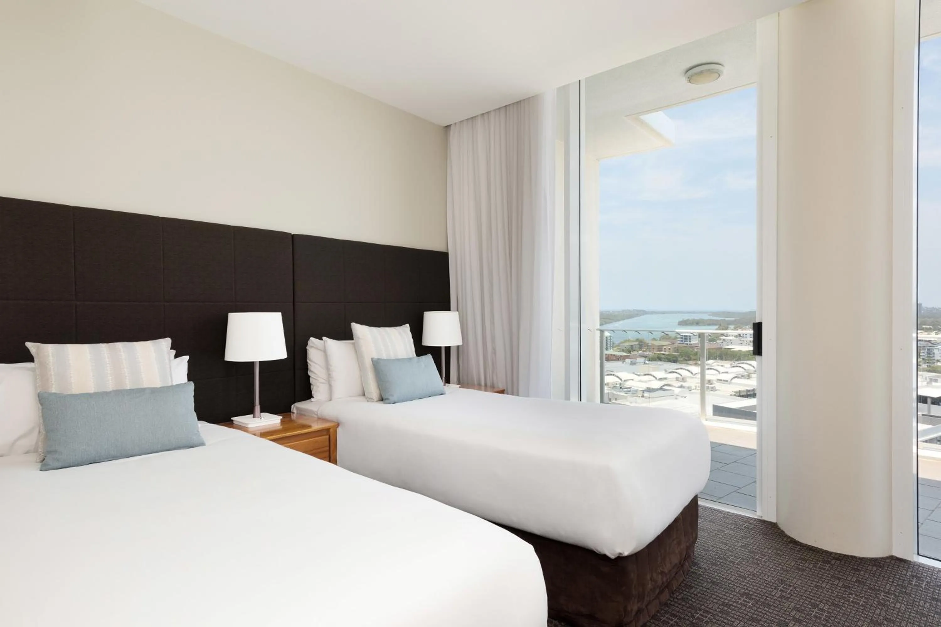 Bedroom, Bed in Mantra Twin Towns