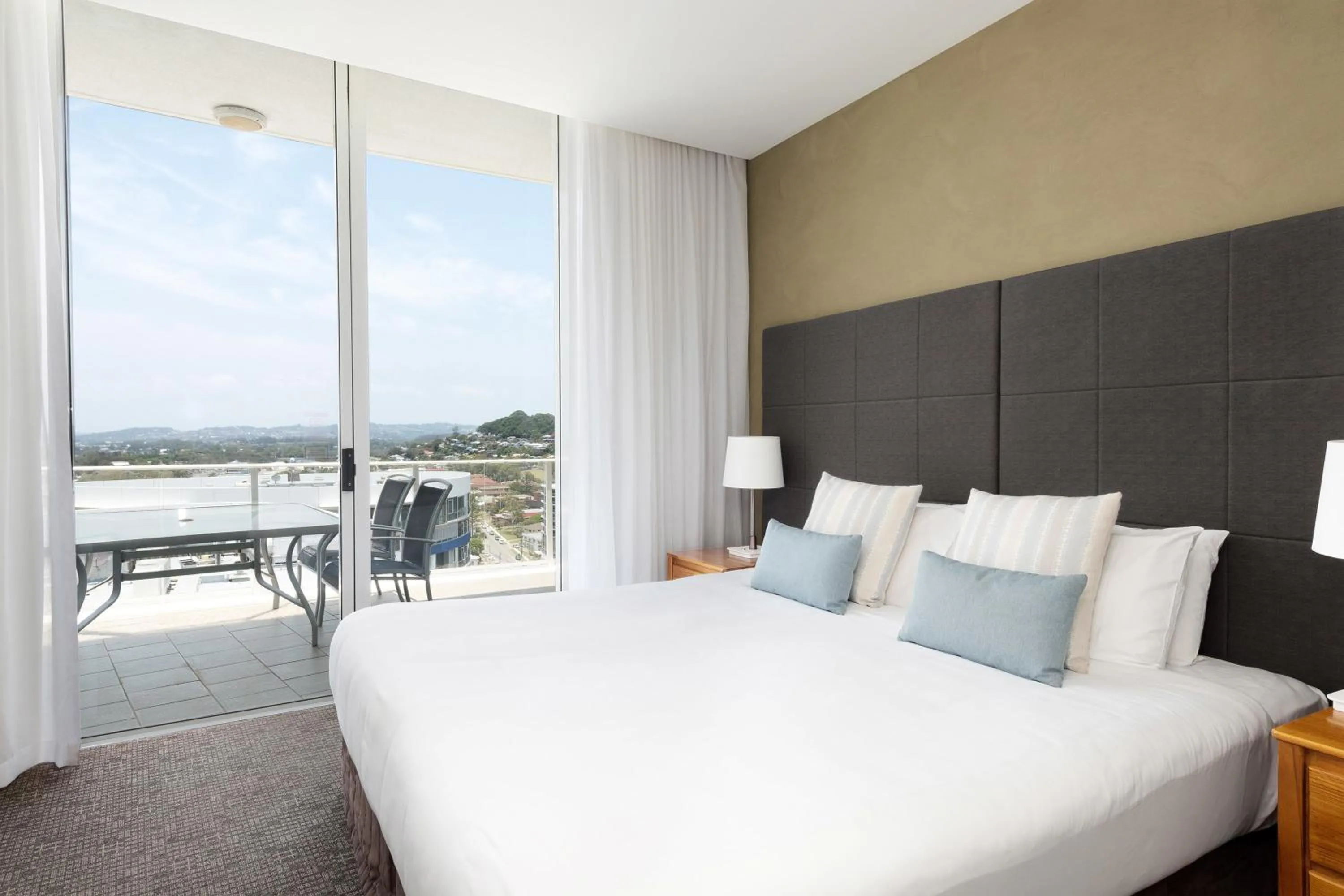 Bedroom, Bed in Mantra Twin Towns