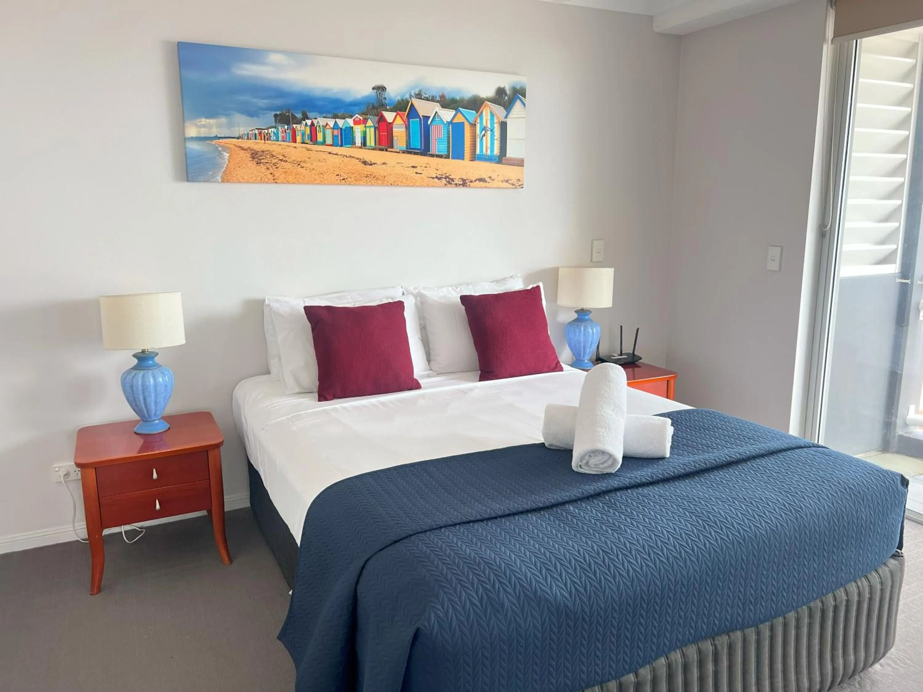 Bedroom, Bed in Wharf Boutique Apartments