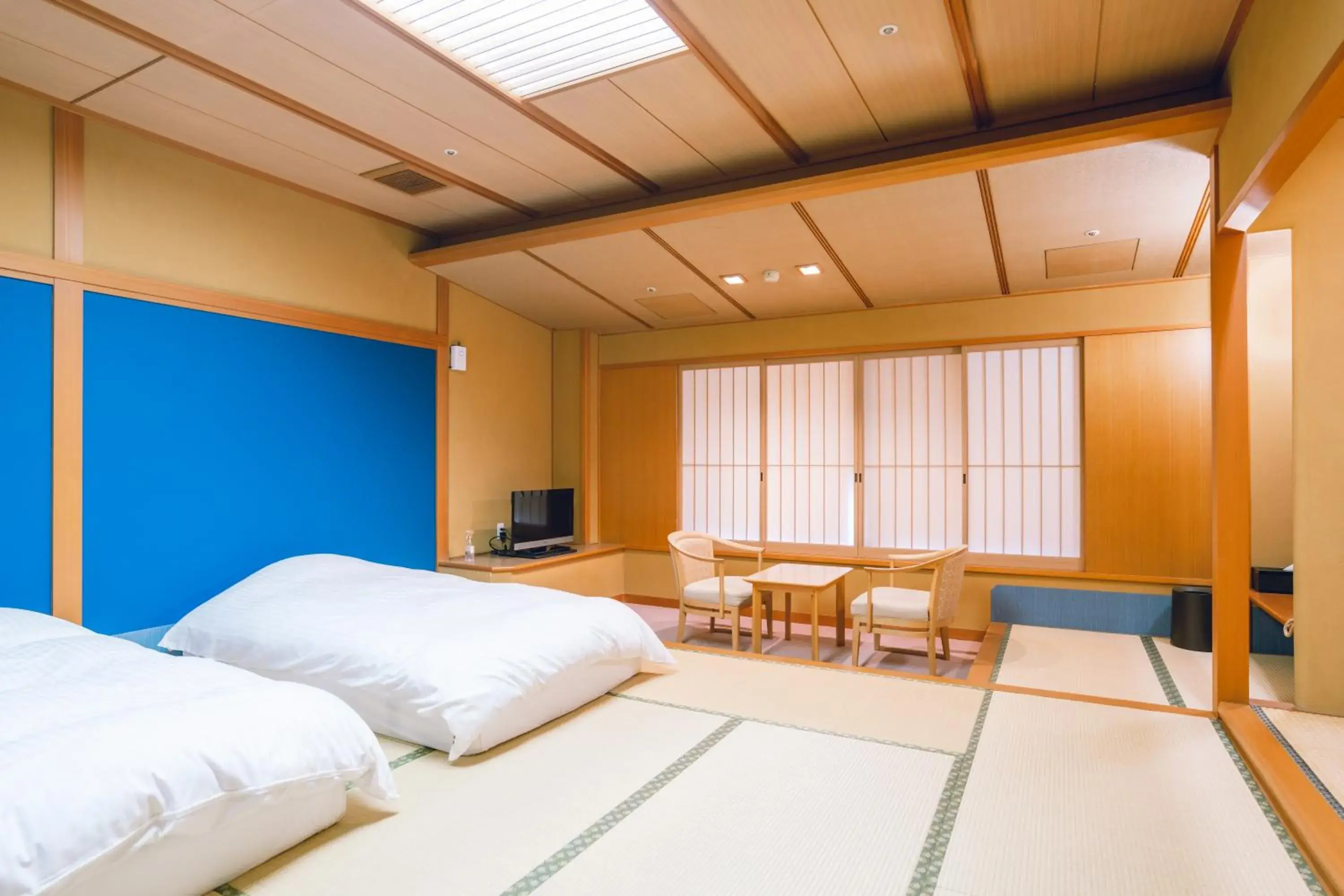 Bed in Tamatsukuri Grand Hotel Choseikaku Bed in Tamatsukuri Grand Hotel Choseikaku