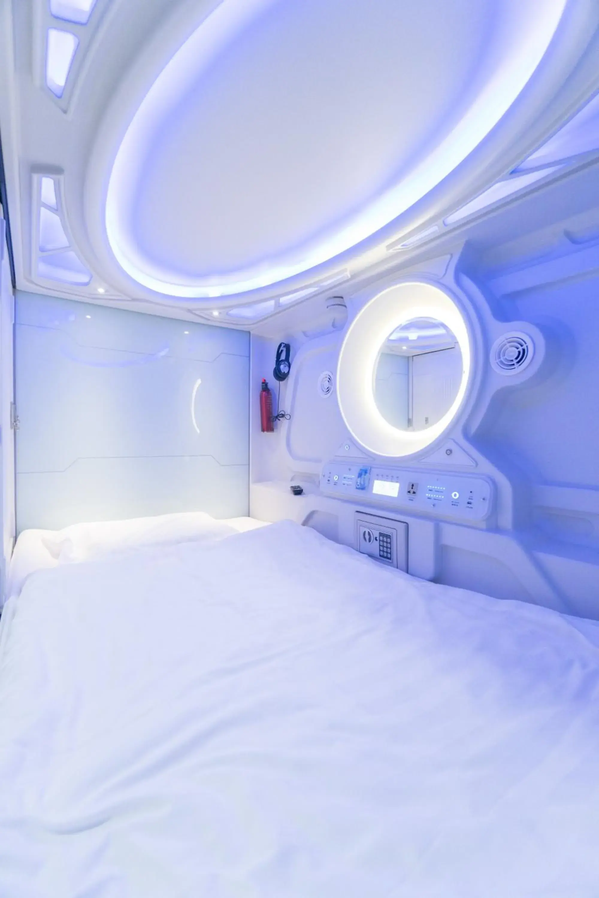 Photo of the whole room in Seaview Capsule Hotel