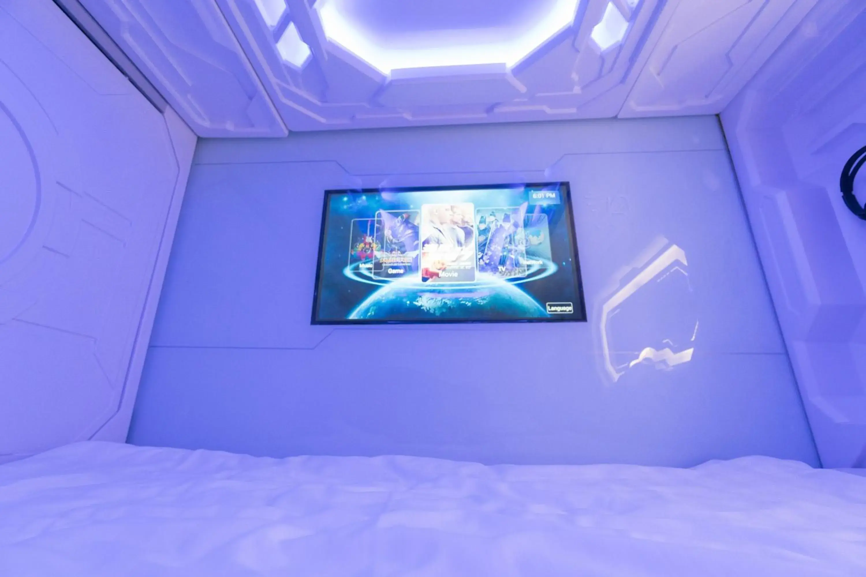 Photo of the whole room in Seaview Capsule Hotel