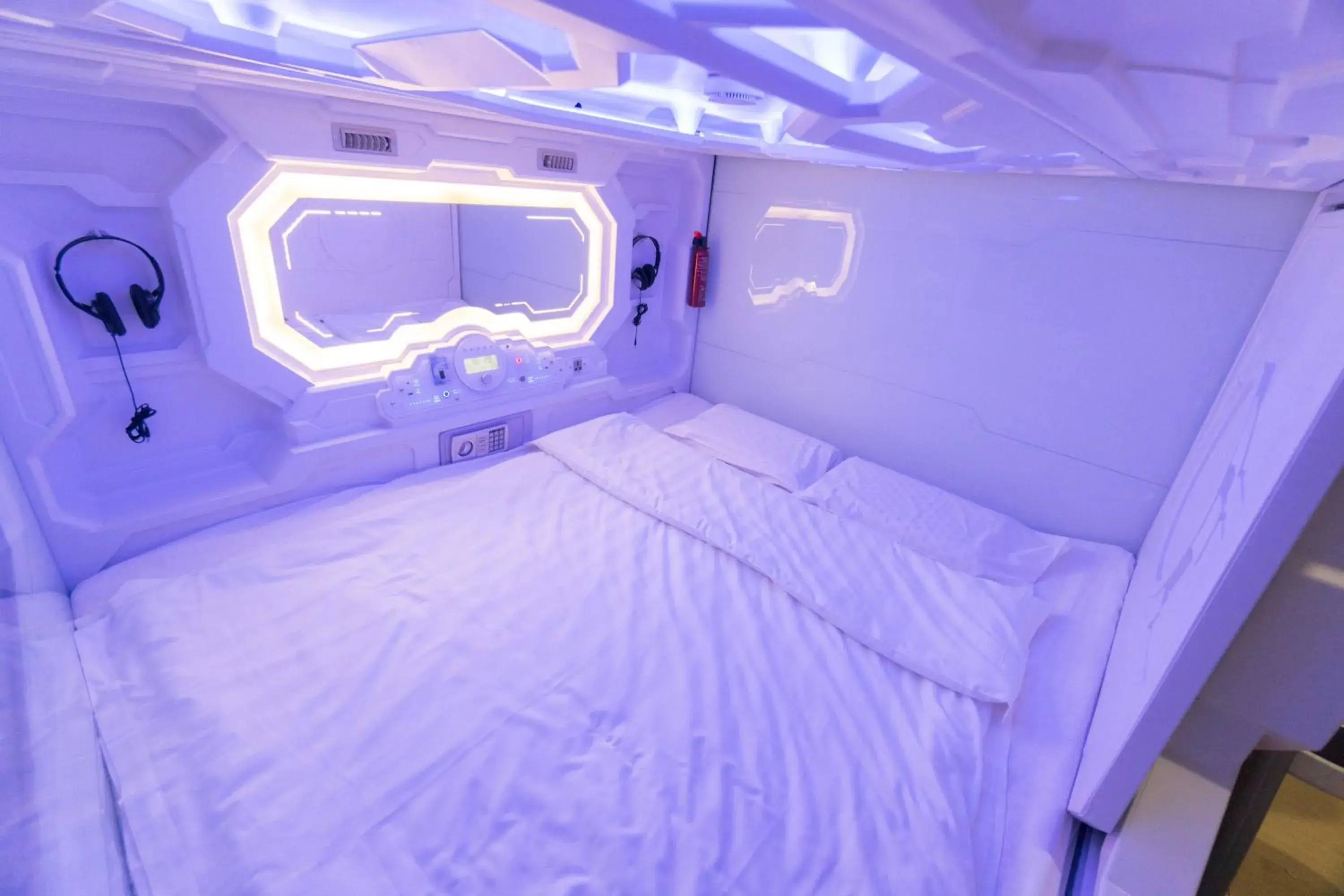 Photo of the whole room in Seaview Capsule Hotel