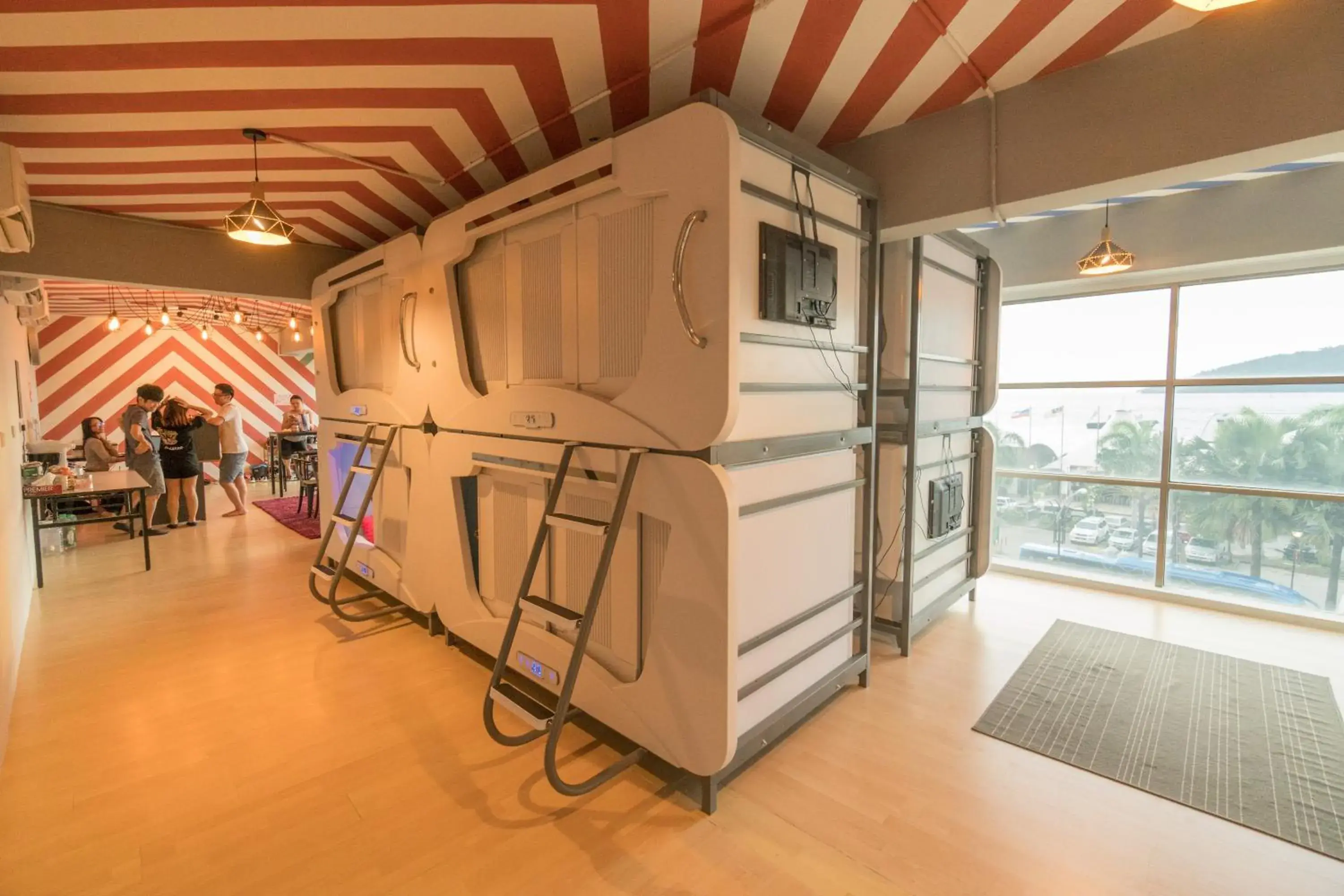 Photo of the whole room in Seaview Capsule Hotel