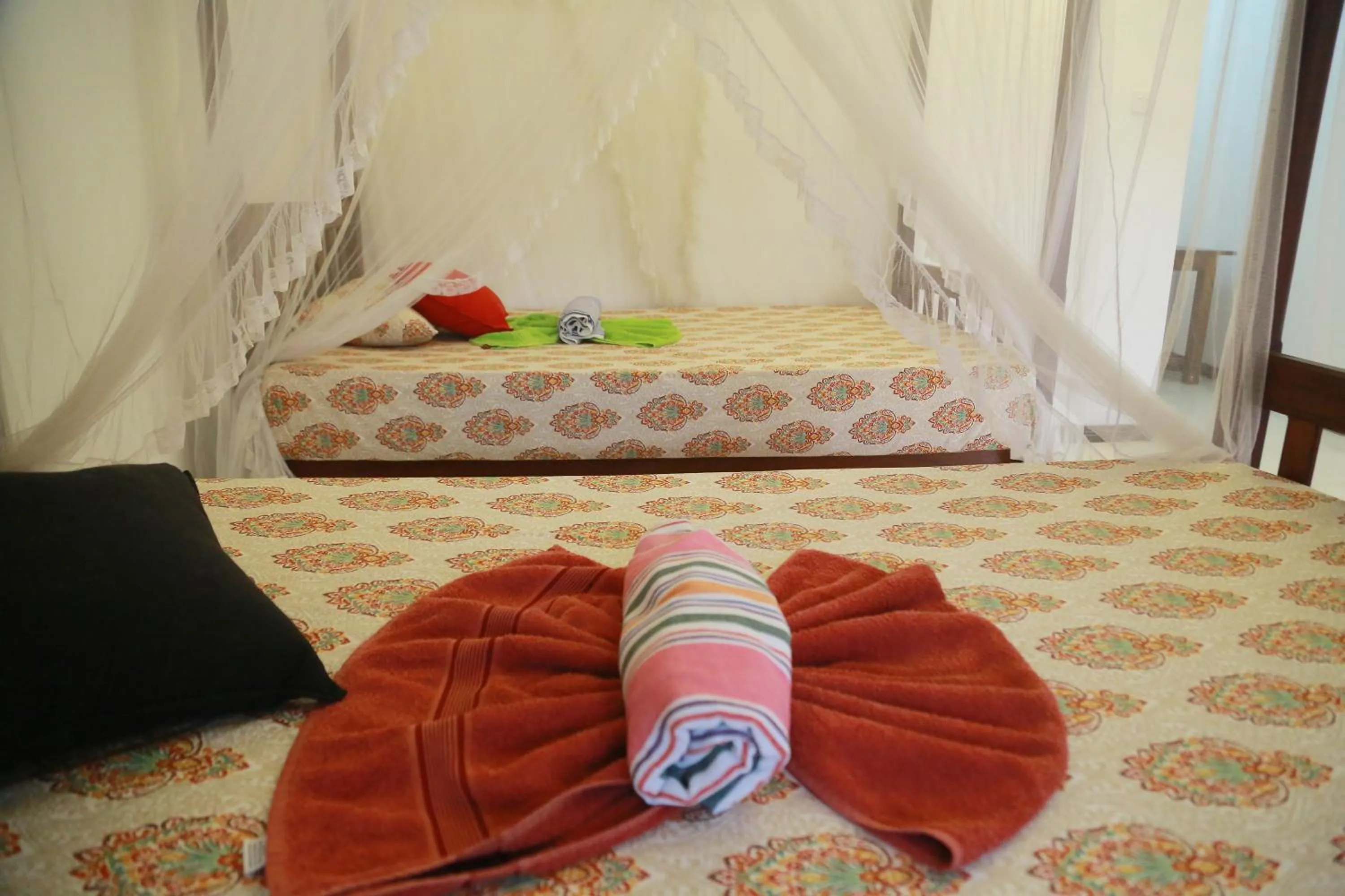 Bed in Gihan Guesthouse