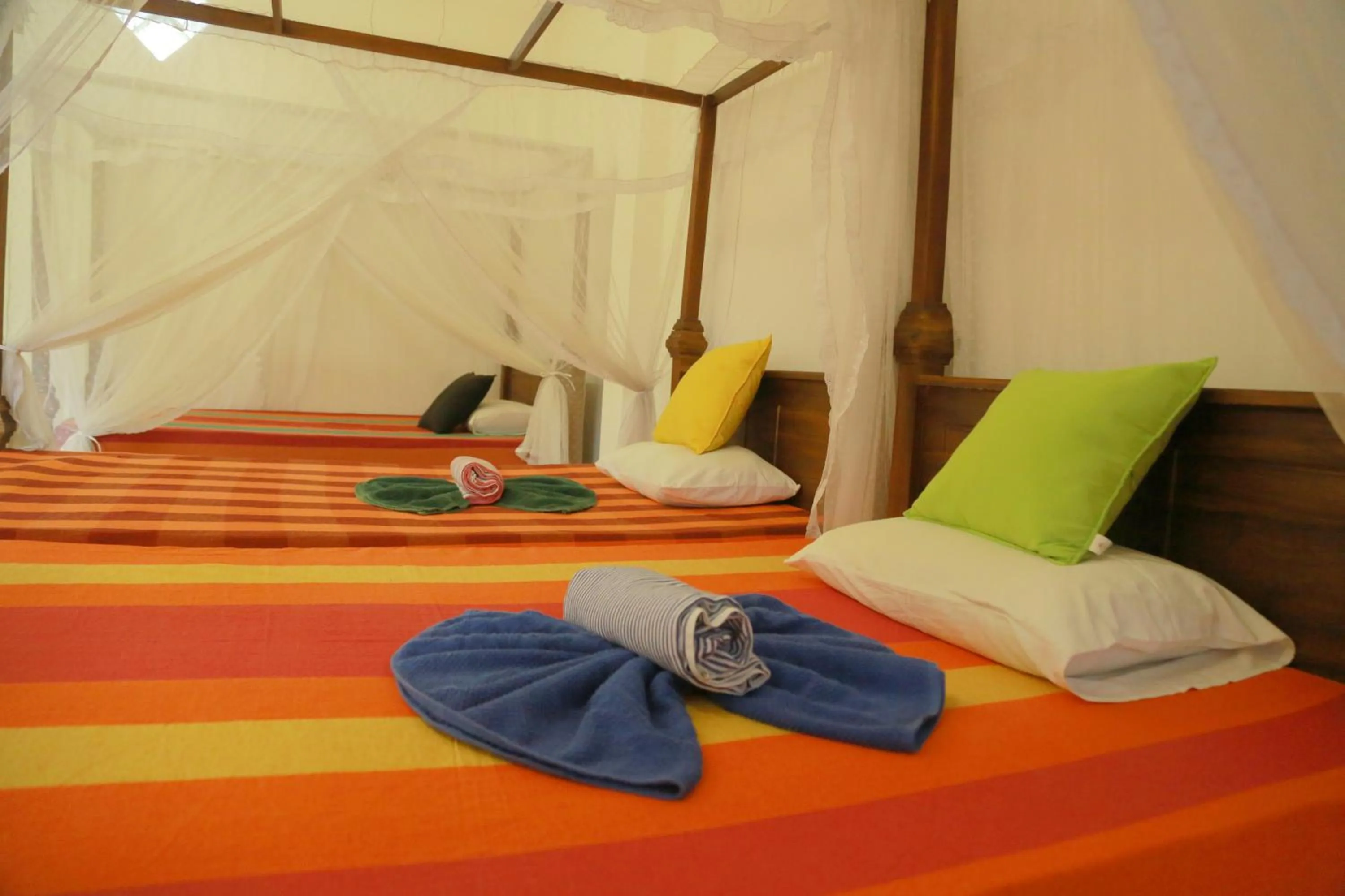 Bed in Gihan Guesthouse