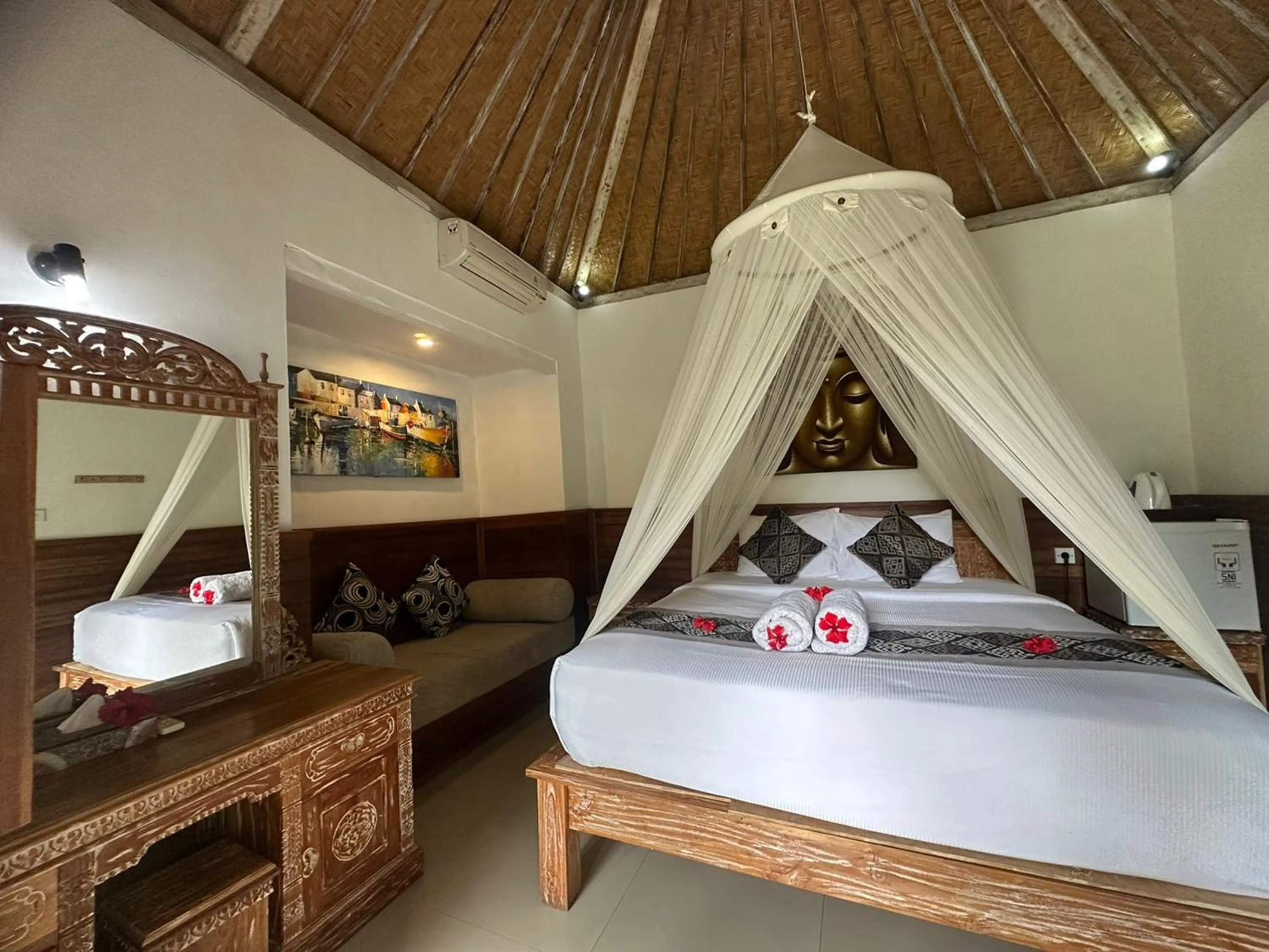 Bed in Blue Lagoon Secret Villas