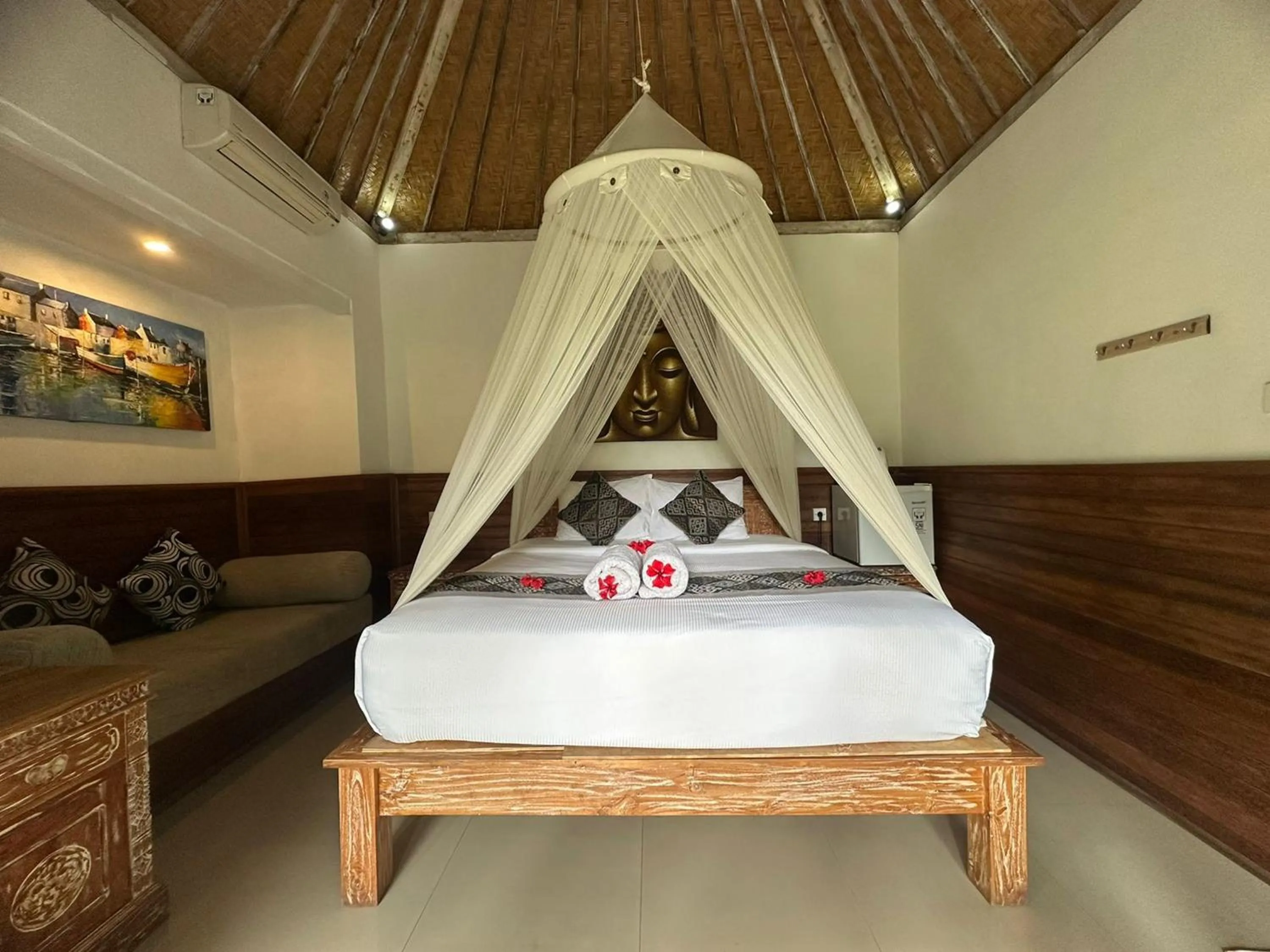 Bed in Blue Lagoon Secret Villas