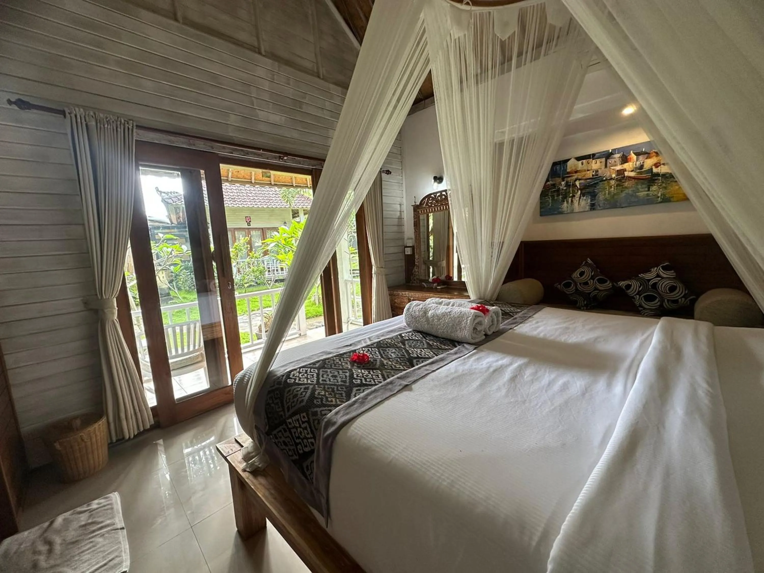 Bed in Blue Lagoon Secret Villas