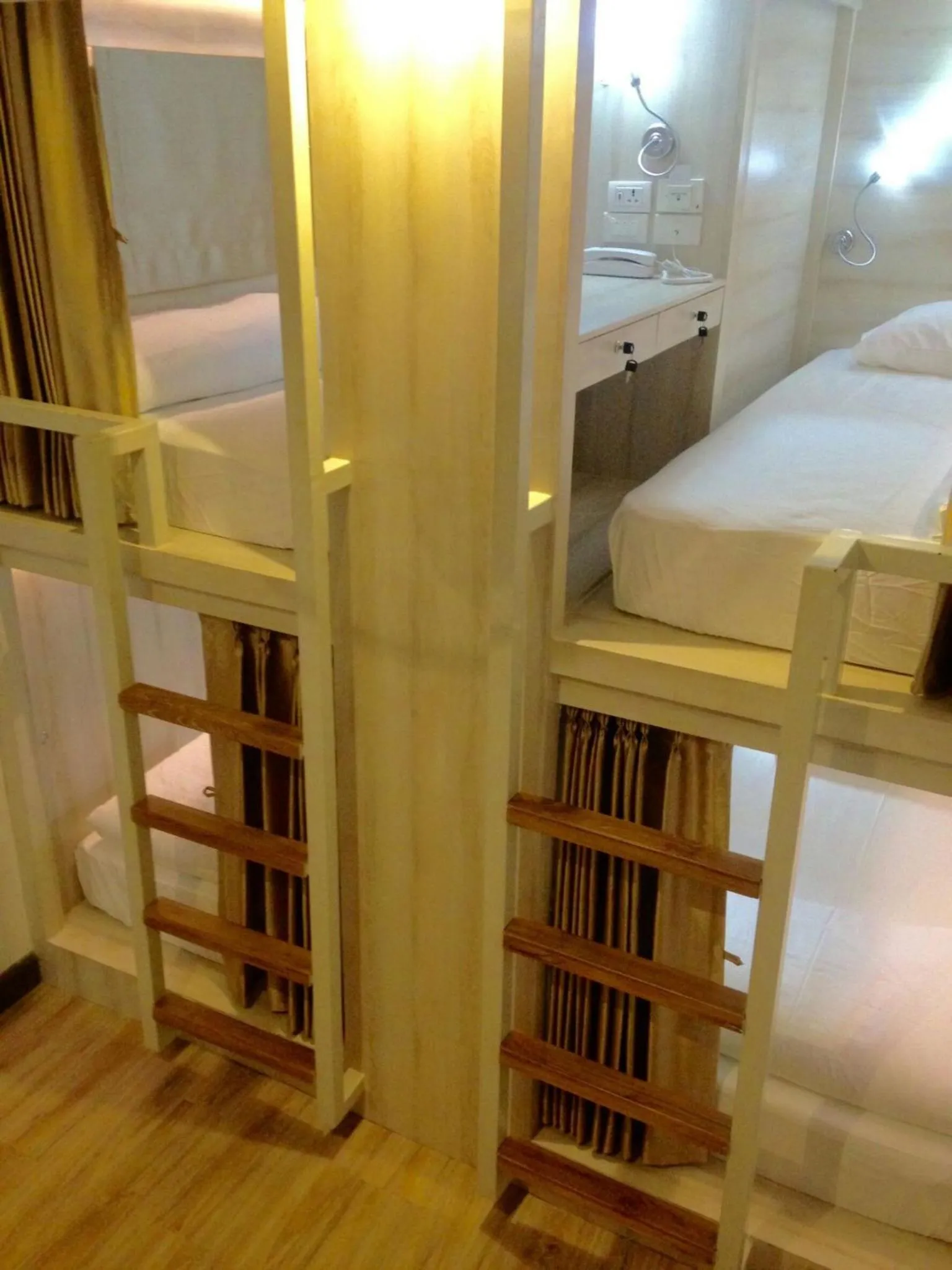 Photo of the whole room, Bed in Mariya Lady Hostel Suvarnabhumi Airport