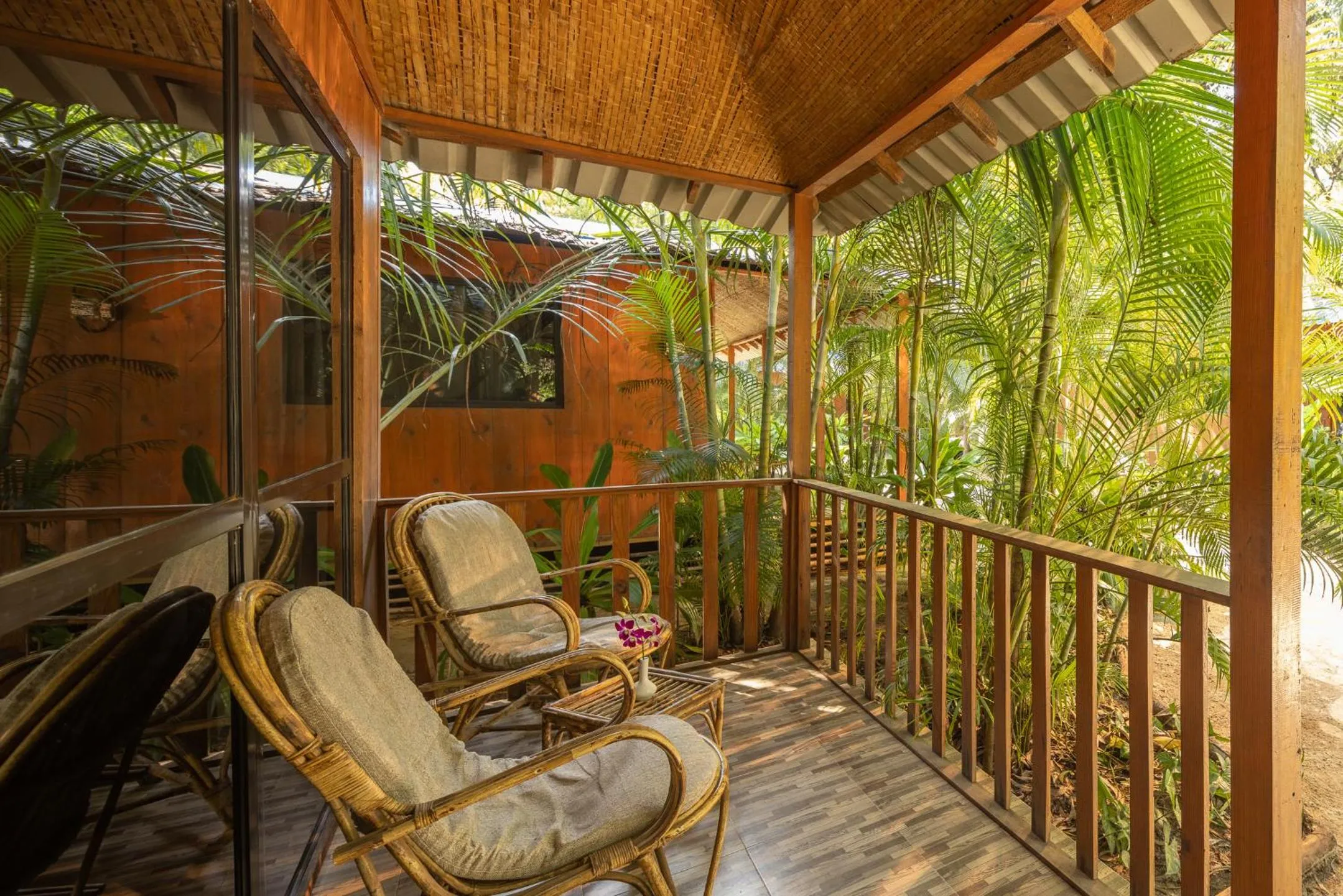 Balcony/Terrace in Palm Forest Palolem
