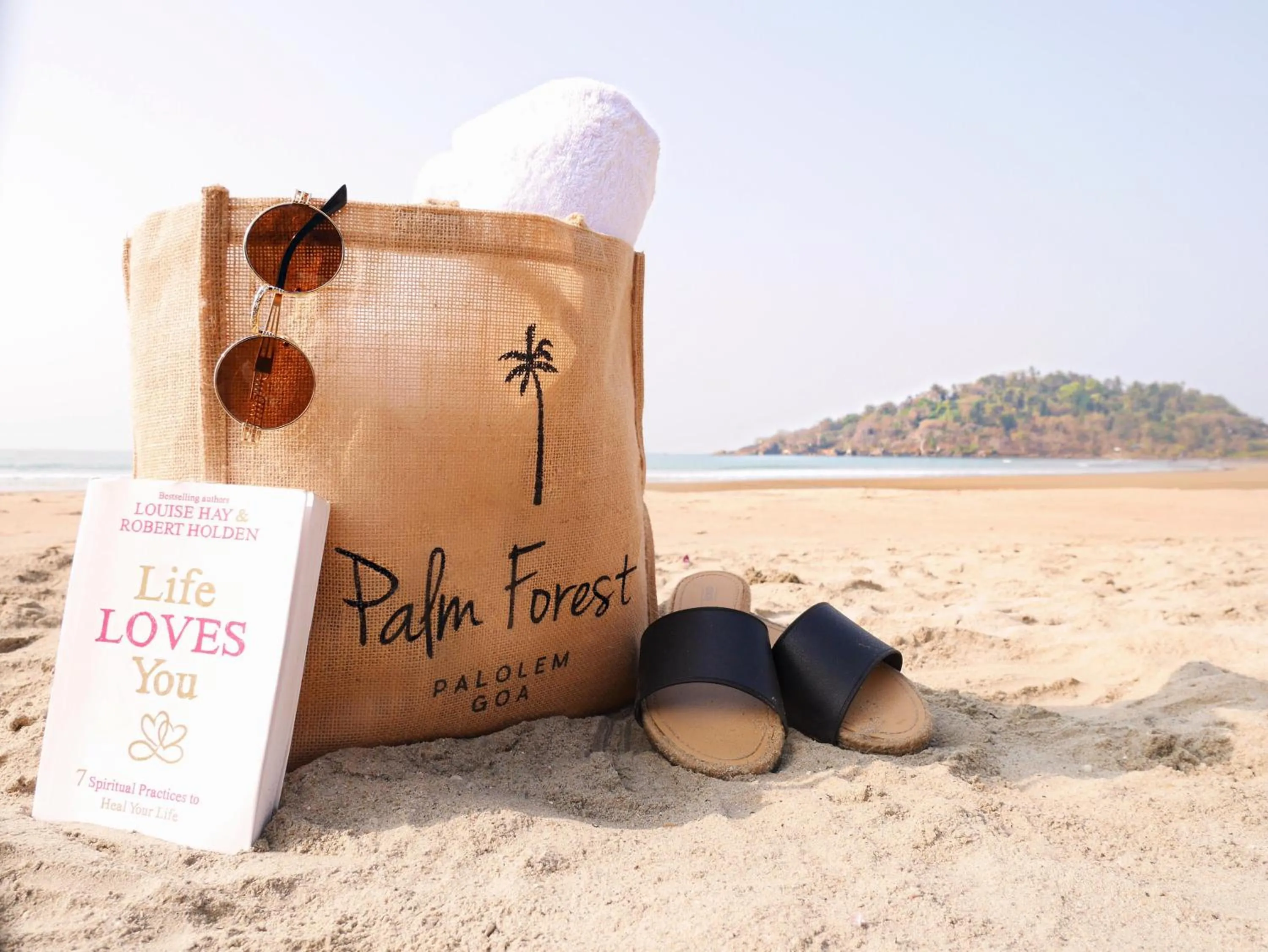 Beach in Palm Forest Palolem