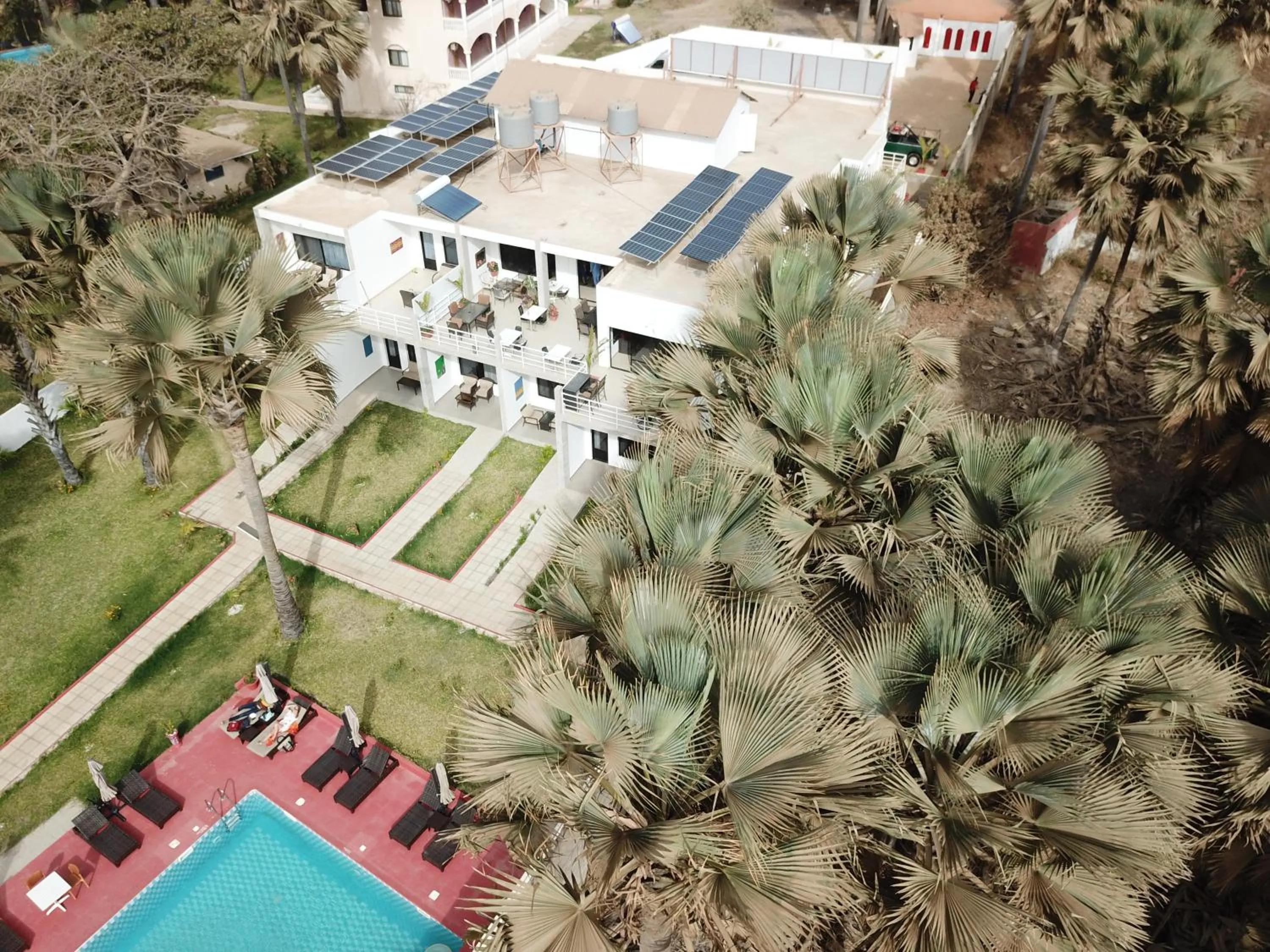 Bird's eye view in Swiss Boutique Hotel