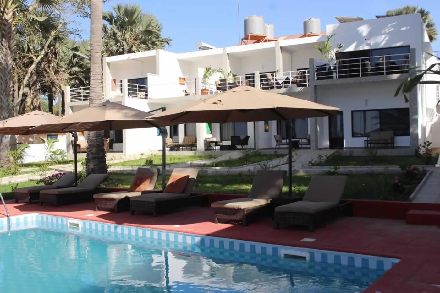 Swimming pool in Swiss Boutique Hotel