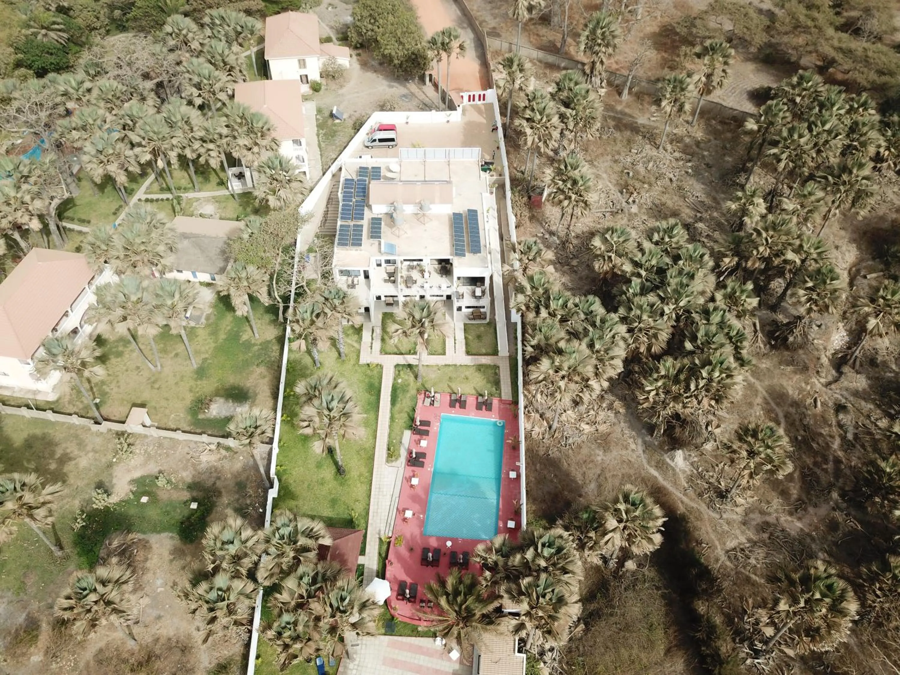 Bird's eye view in Swiss Boutique Hotel