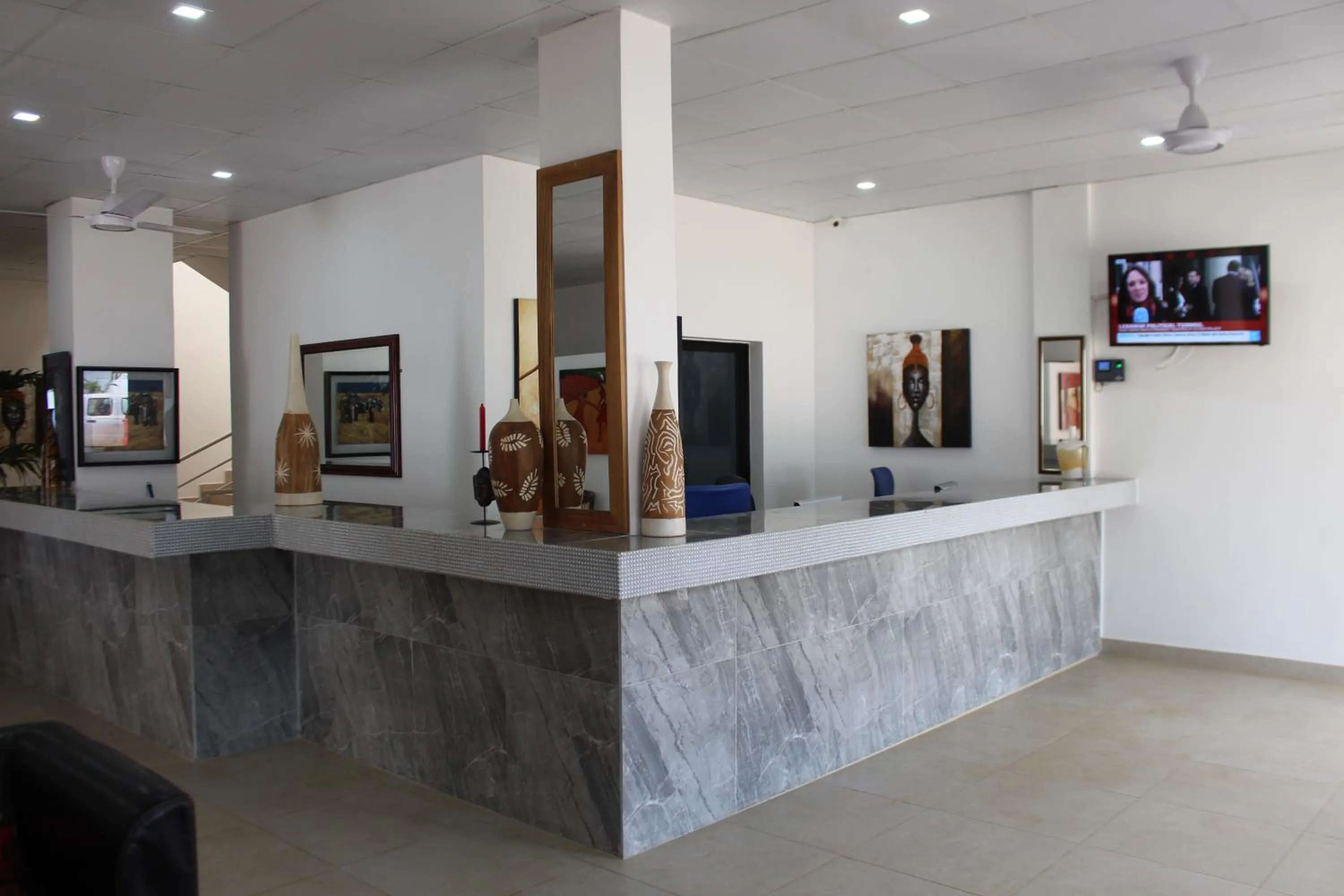 Lobby or reception in Swiss Boutique Hotel