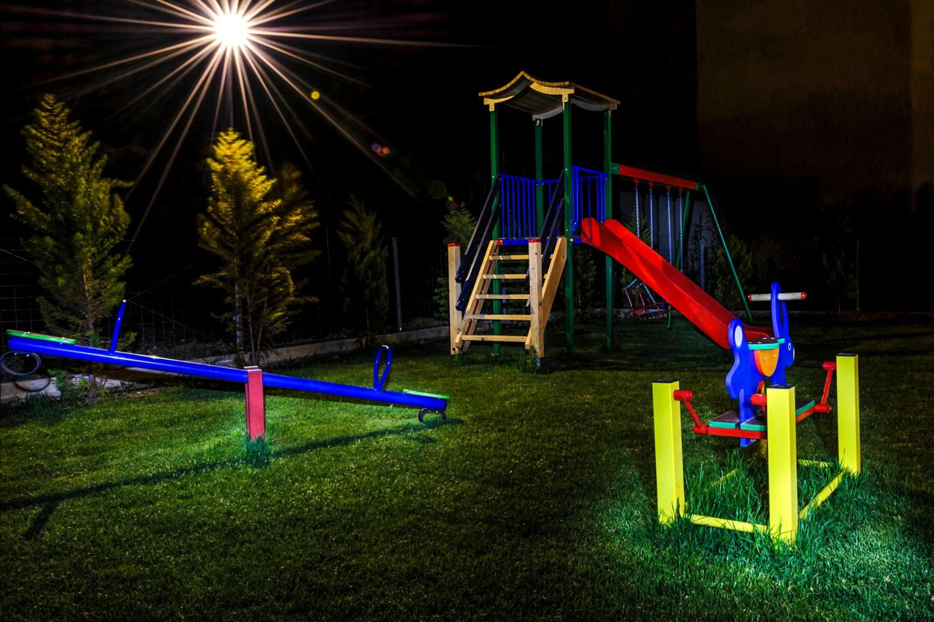 Children play ground in Mirtilos Studios & Apartments