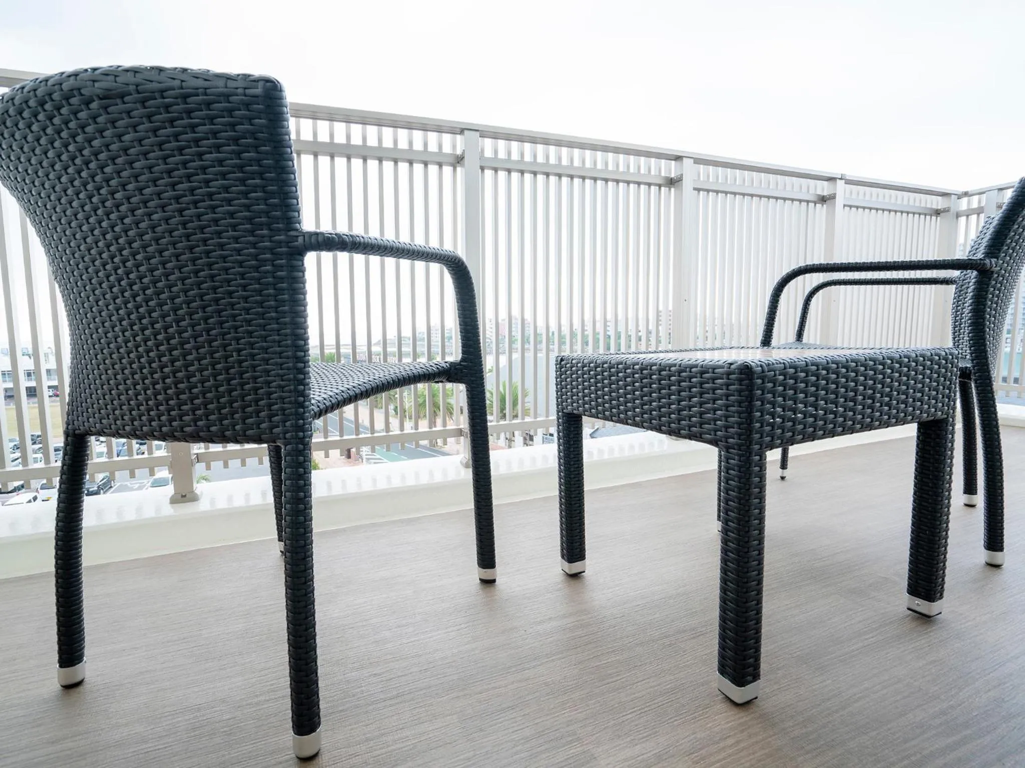 Balcony/Terrace in La'gent Hotel Okinawa Chatan Hotel and Hostel