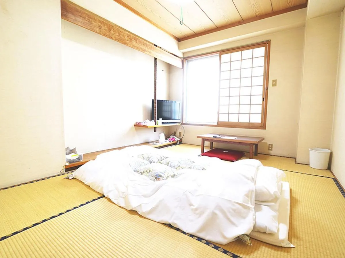 Bed in business ryokan haniwa