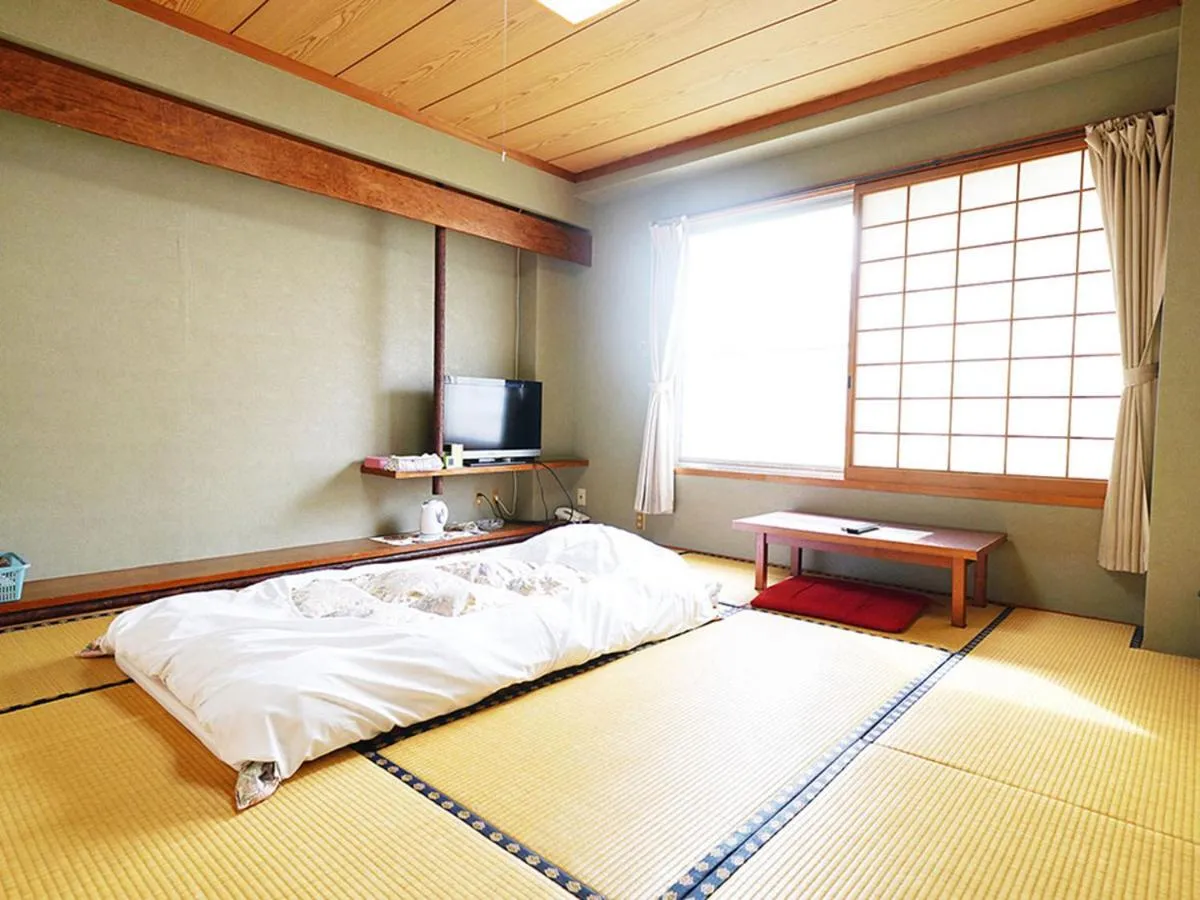 Bed in business ryokan haniwa