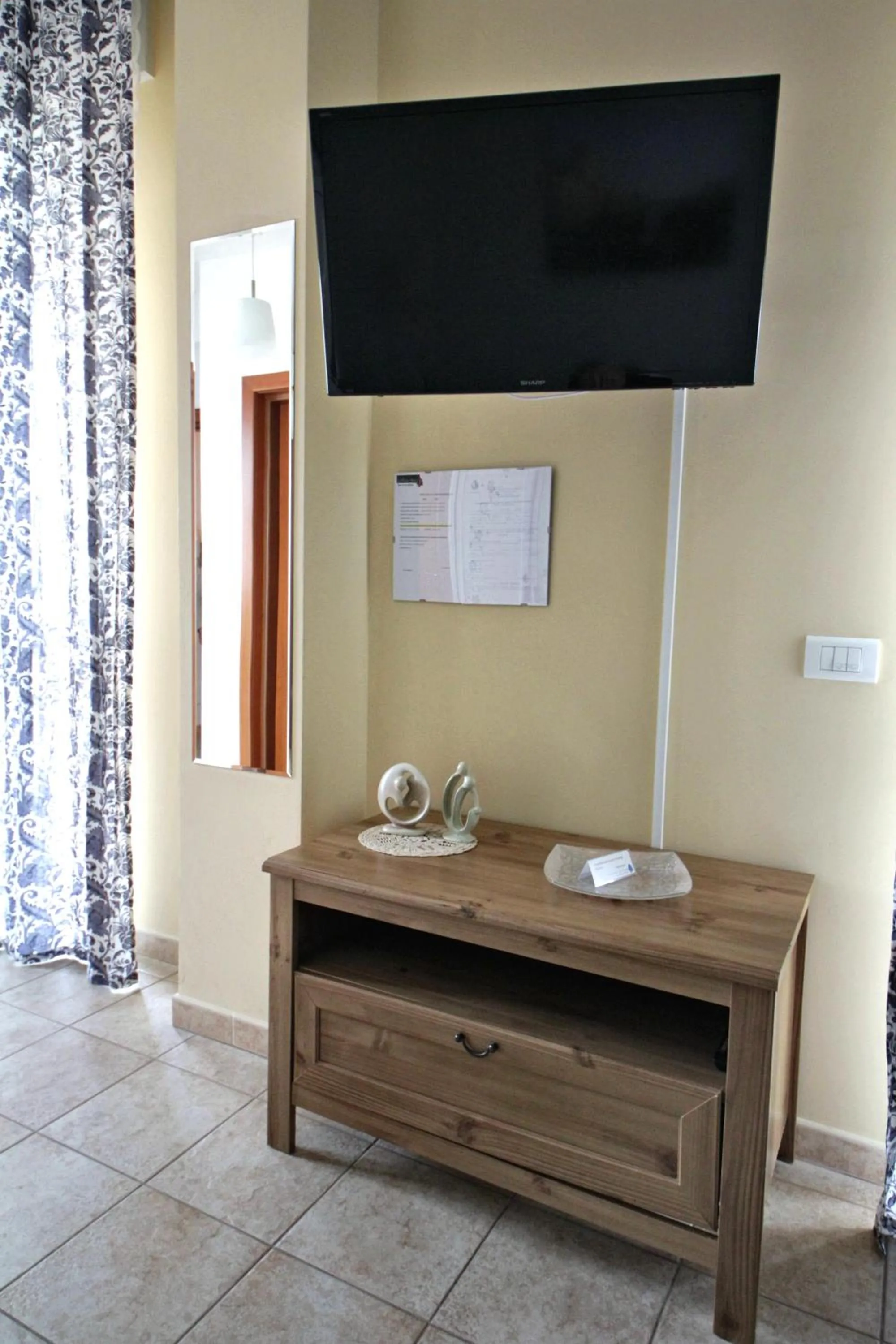 Decorative detail in B&B La Rosa Blu