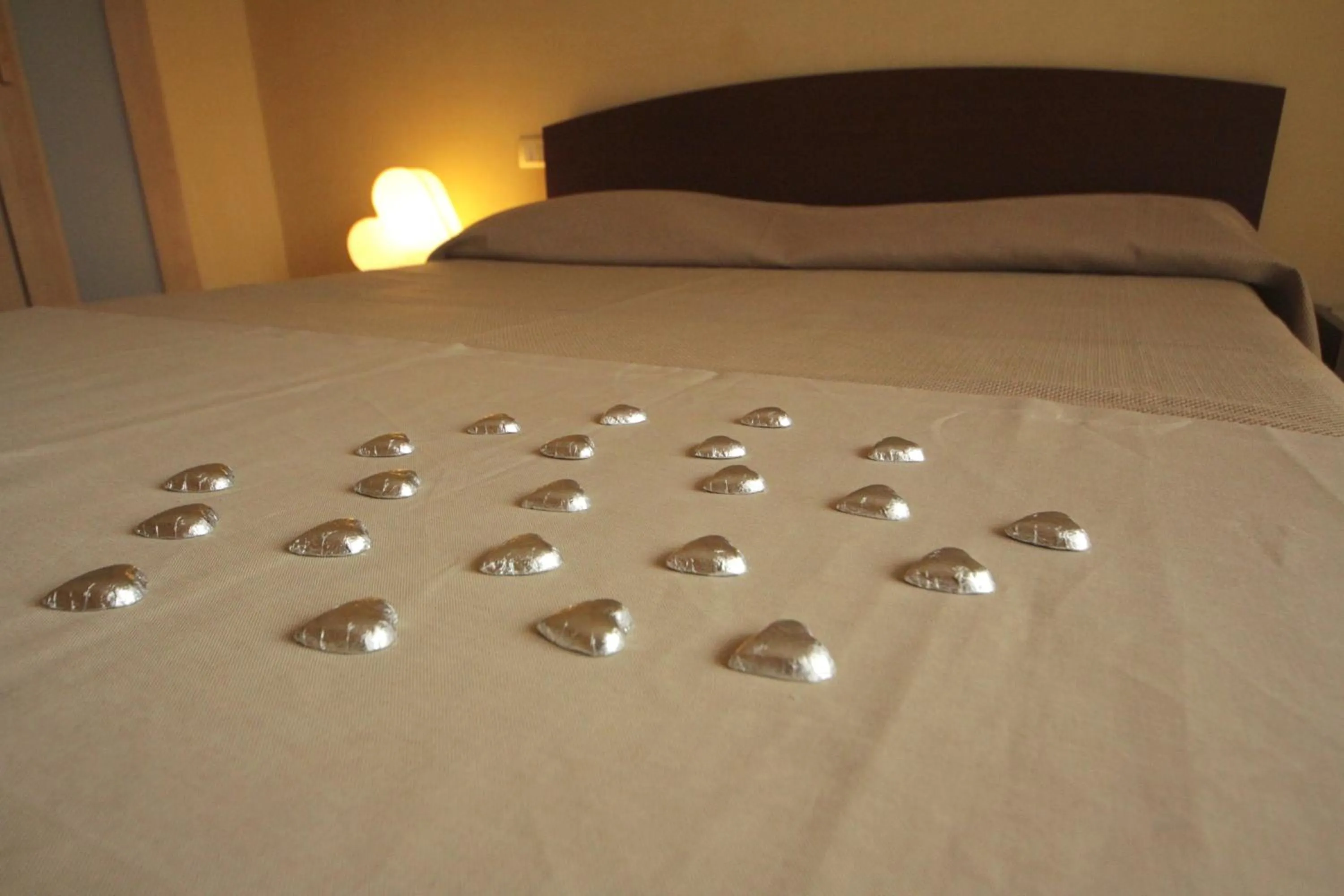 Decorative detail, Bed in B&B La Rosa Blu