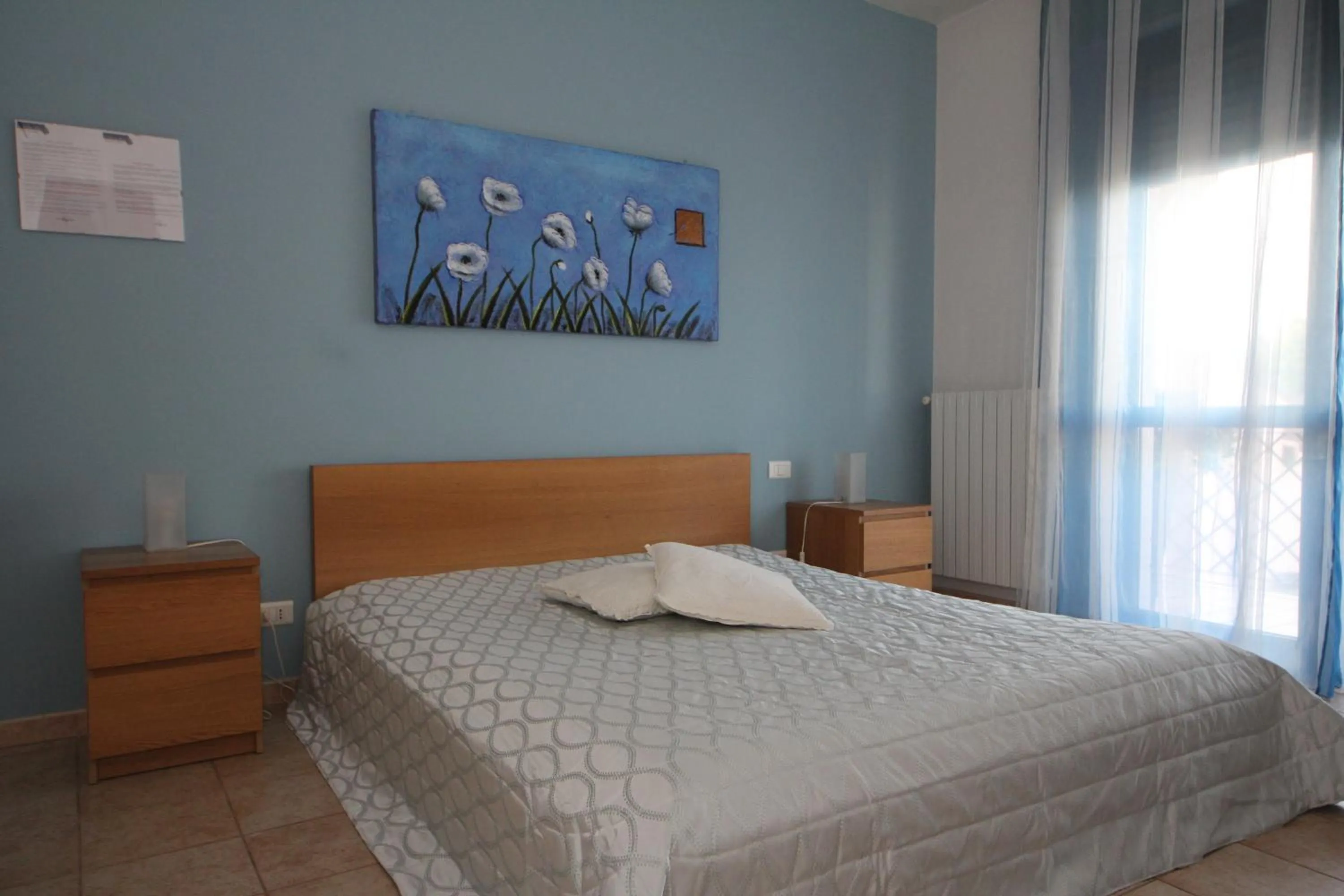 Bedroom, Bed in B&B La Rosa Blu