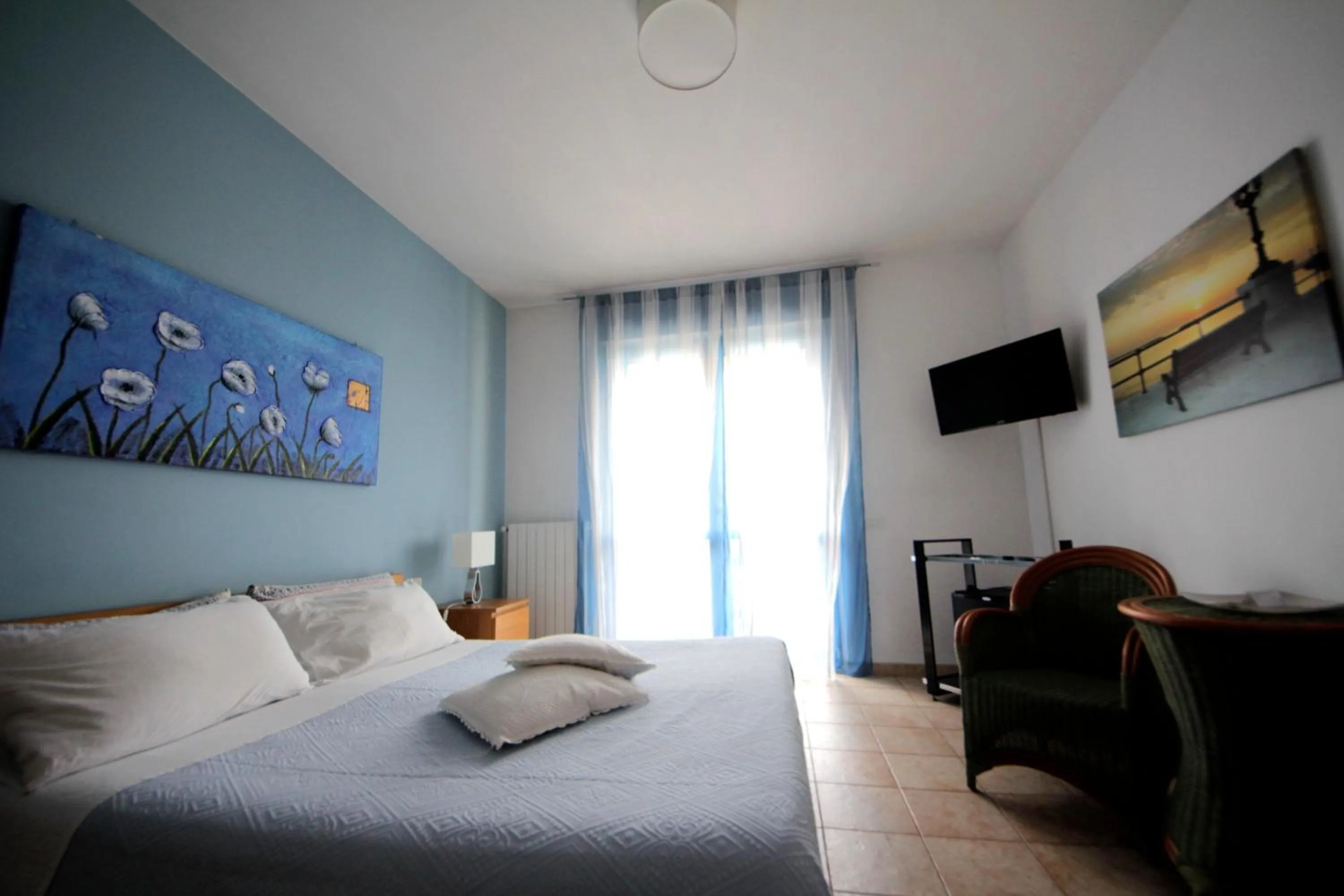 Bed in B&B La Rosa Blu