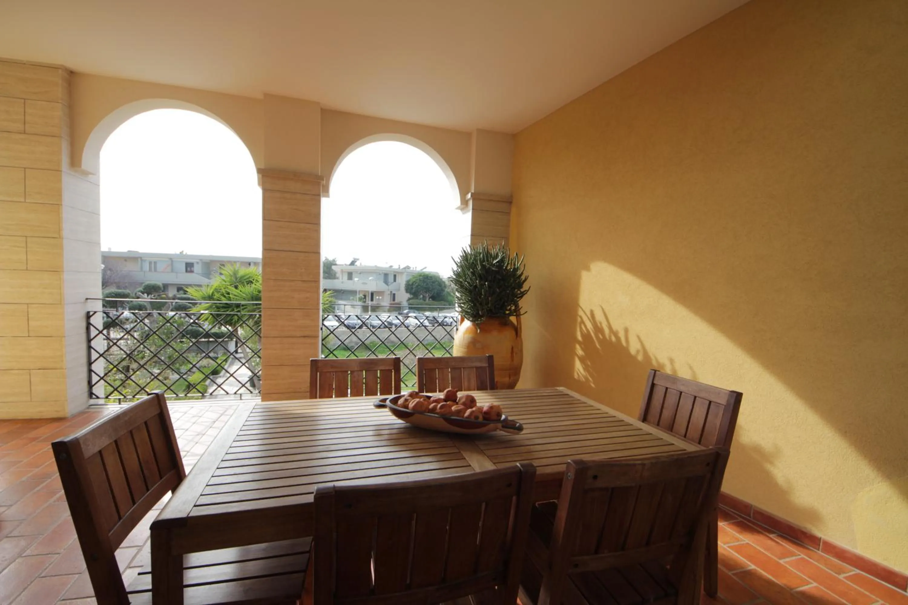 Balcony/Terrace in B&B La Rosa Blu