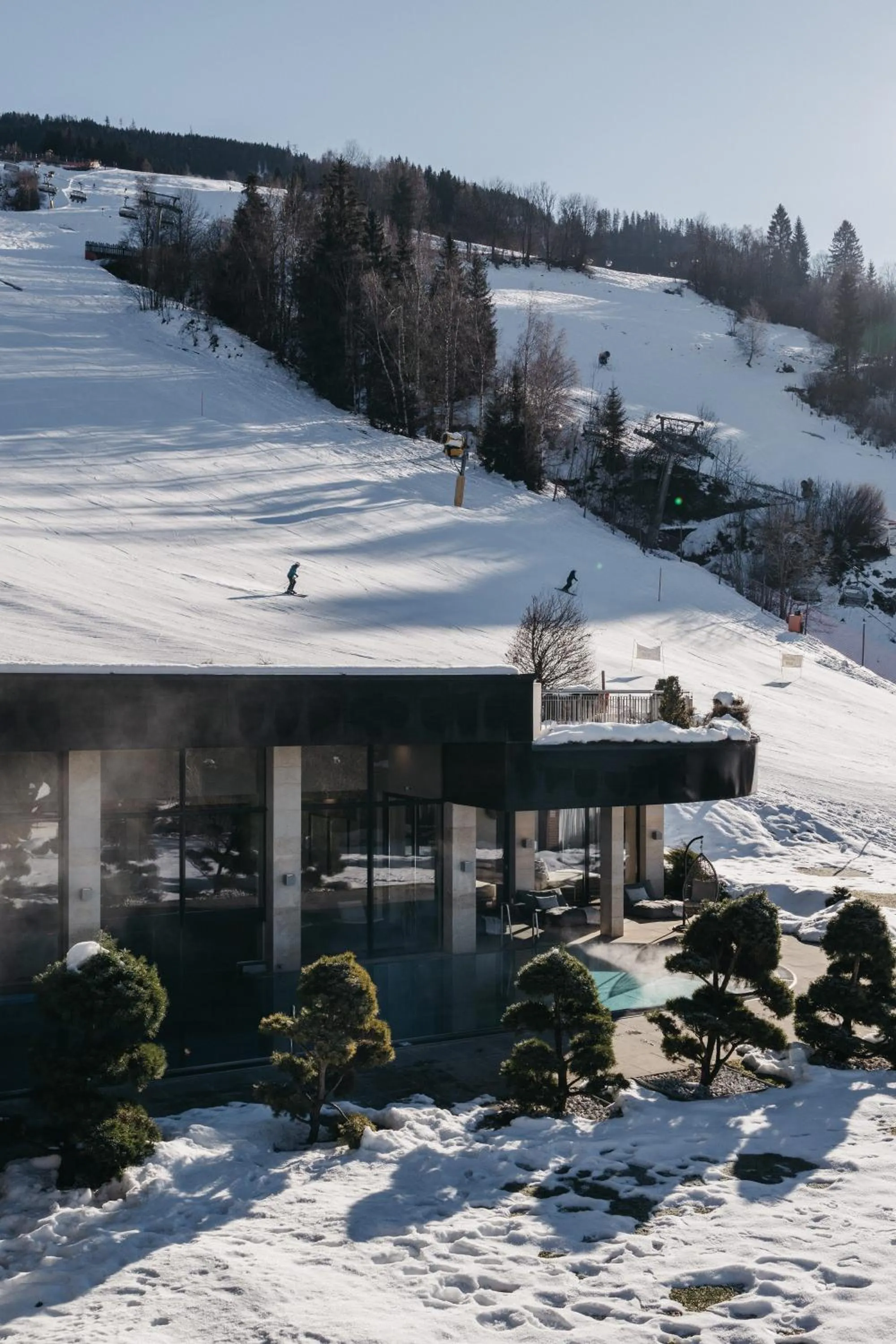 Swimming pool in Sonnhof Alpendorf - an adults only place