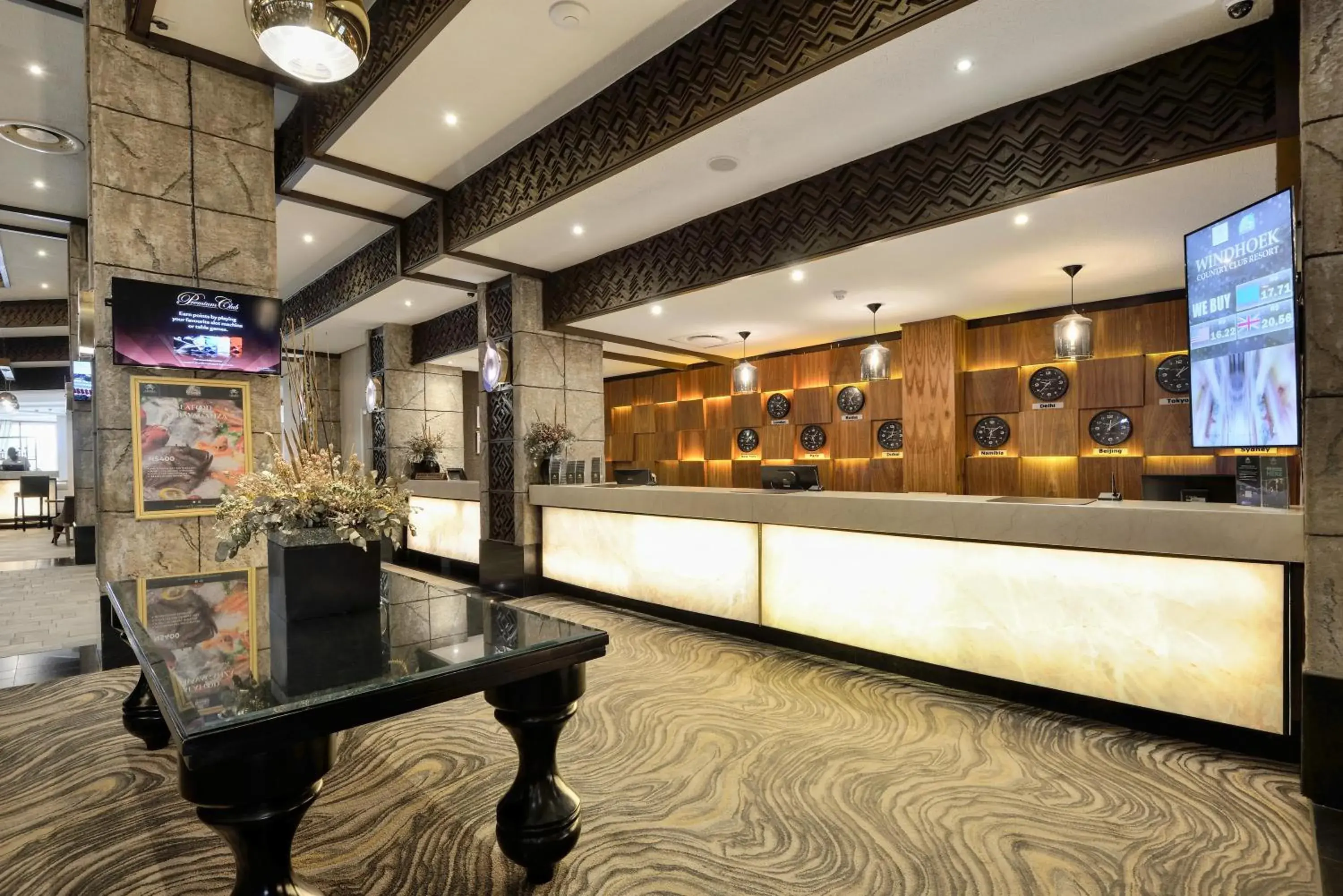 Lobby or reception in Windhoek Country Club Resort Lobby or reception in Windhoek Country Club Resort