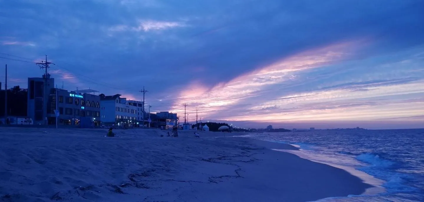 Beach in Pension Badawa