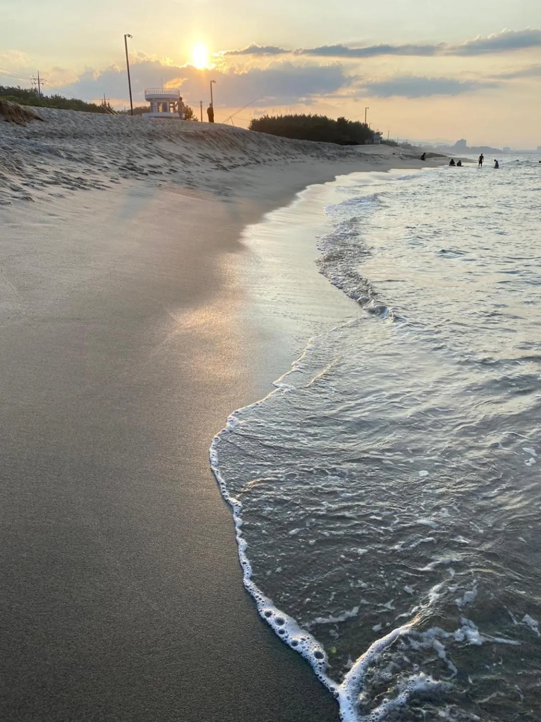 Beach in Pension Badawa