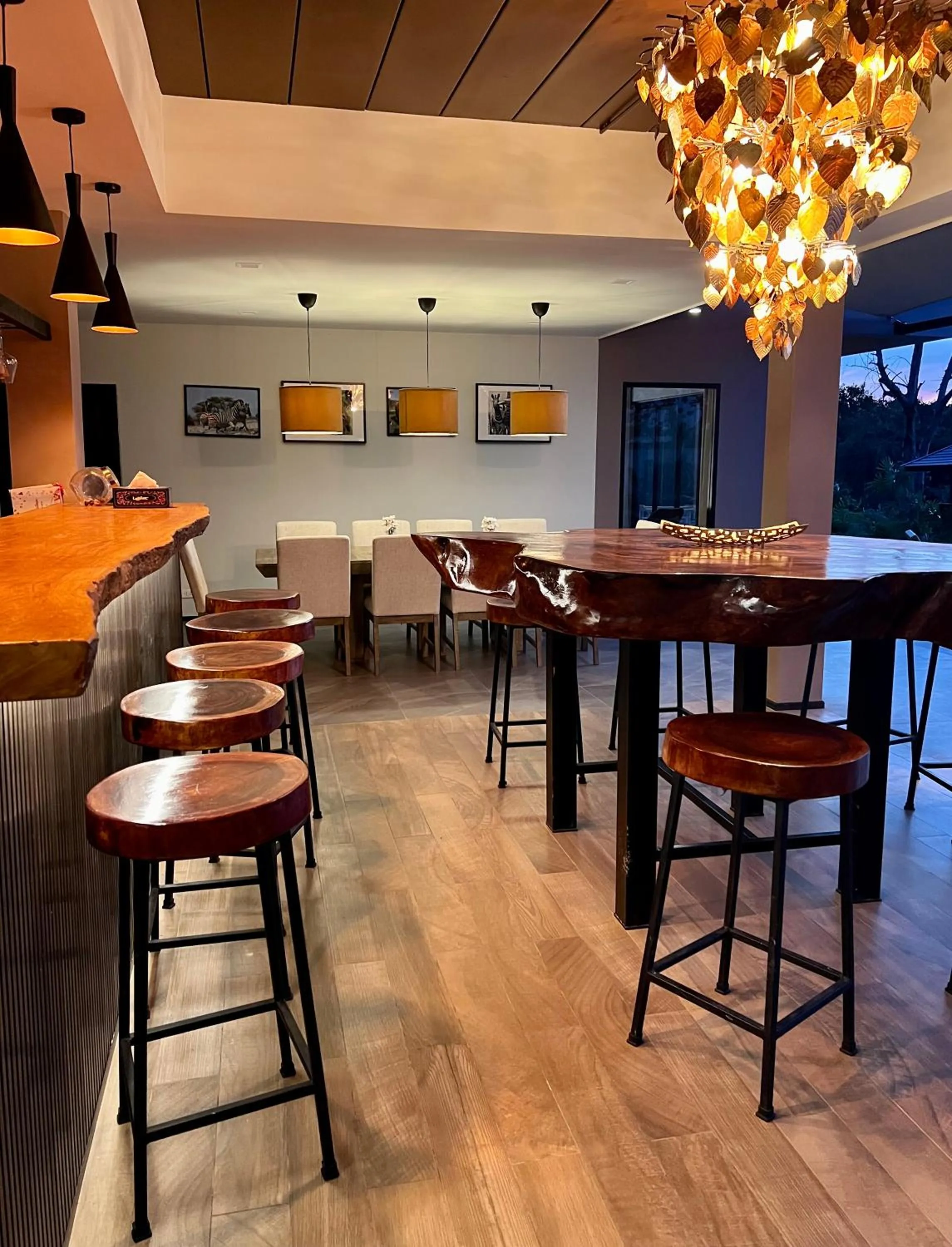 Living room in I love phants Lodge